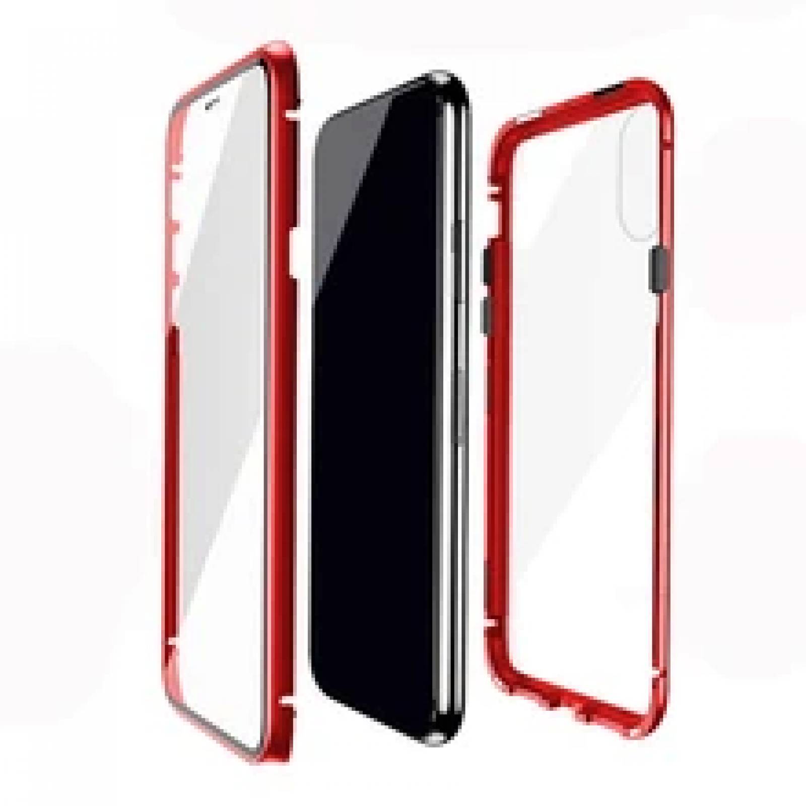 Funda Magnetica Atti Para Samsung S10 Plus Rojo