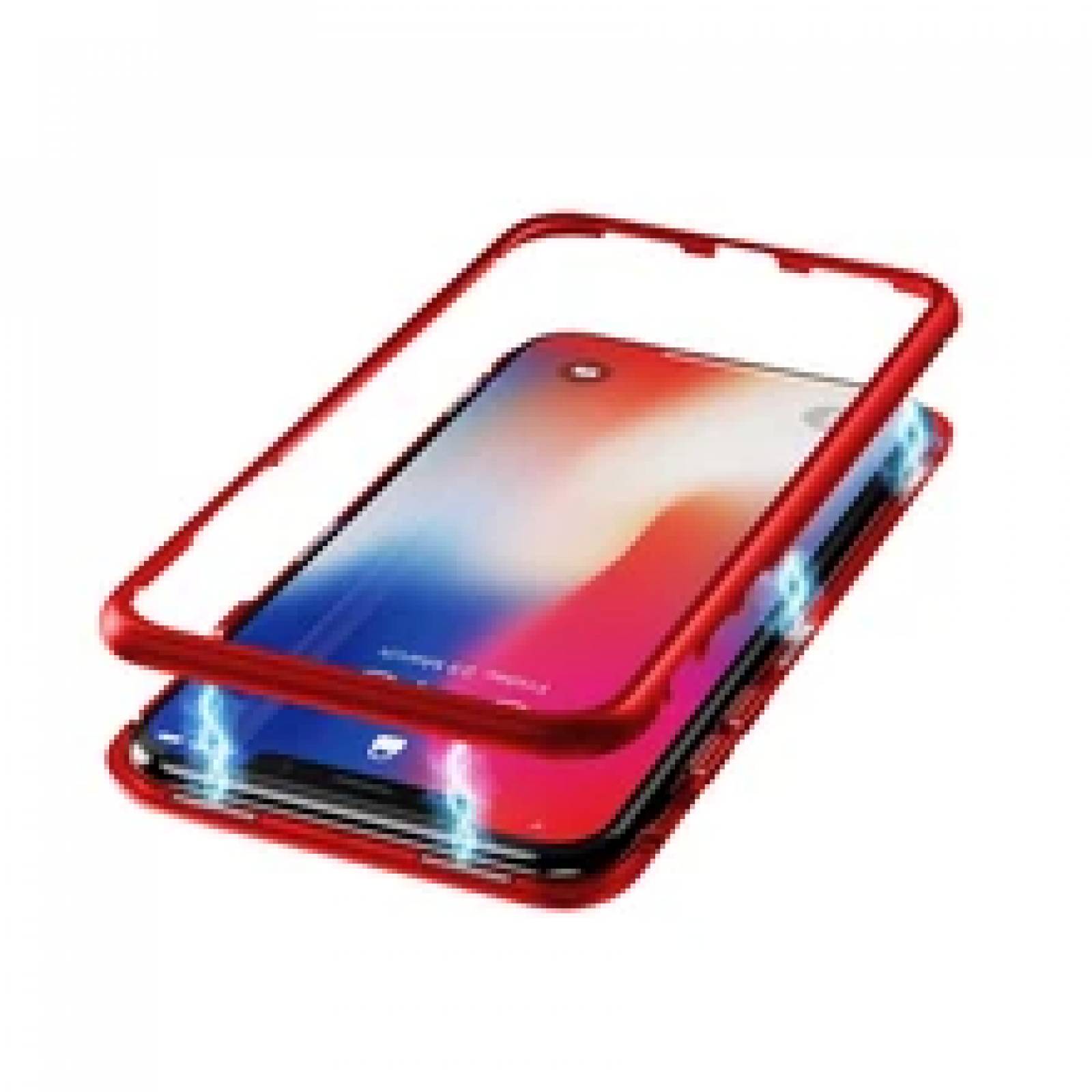 Funda Magnetica Atti Para Samsung S10 Plus Rojo