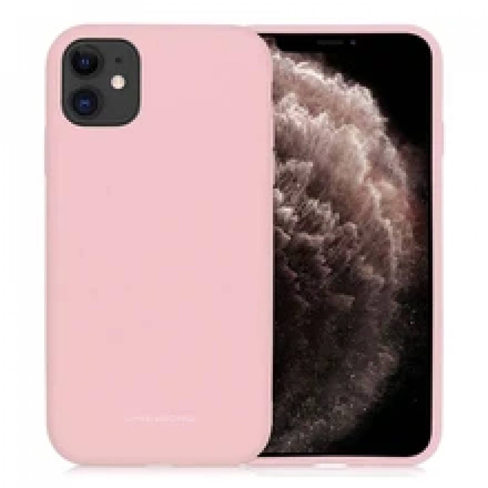 Funda Molan Cano Case De Silicon Suave Para Iphone 11 Sin Orificio Rosa