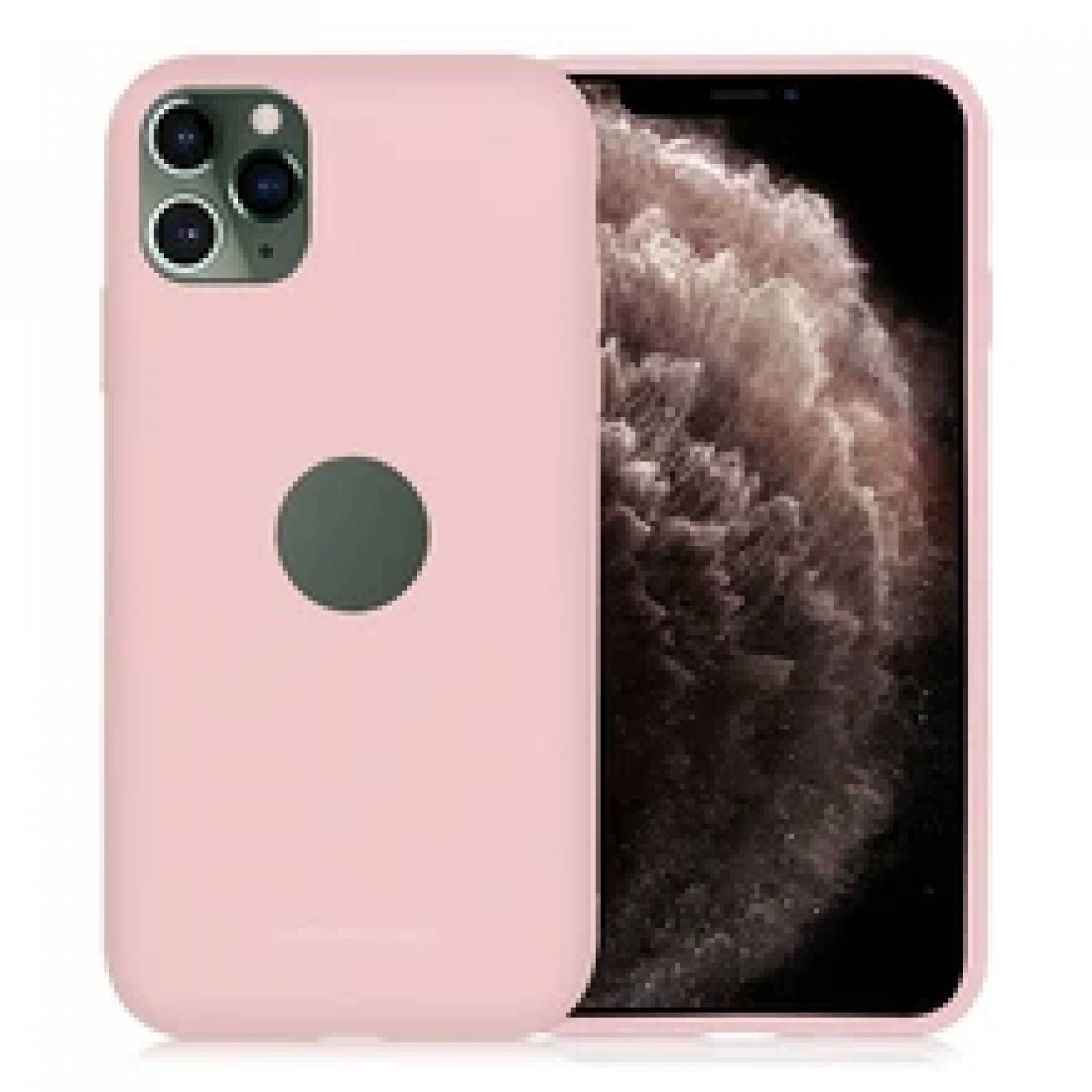 Funda Molan Cano Case De Silicon Suave Para Iphone 11 Pro Con Orificio Rosa