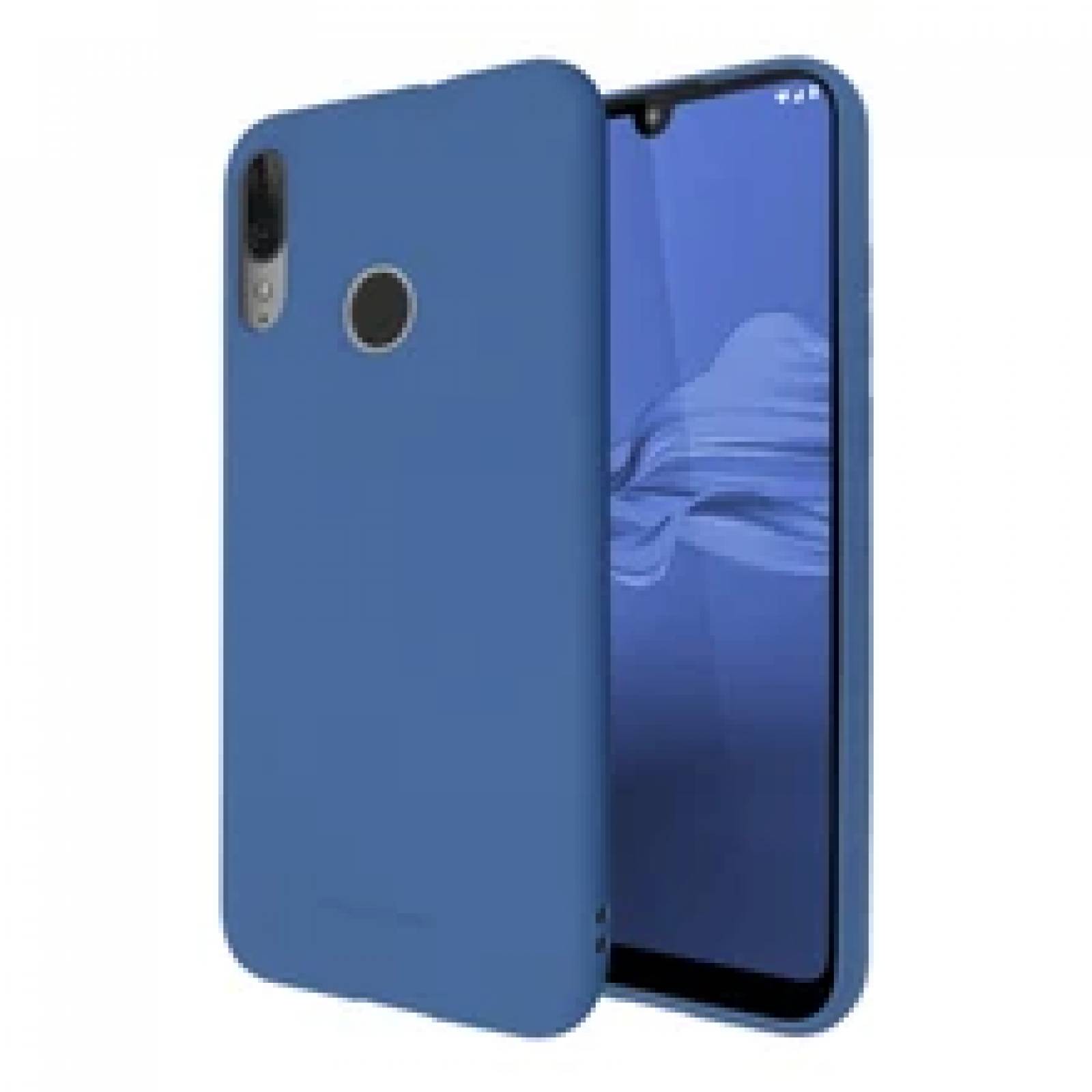 Funda Molan Cano Case De Silicon Suave Para Motorola E6 Plus Azul