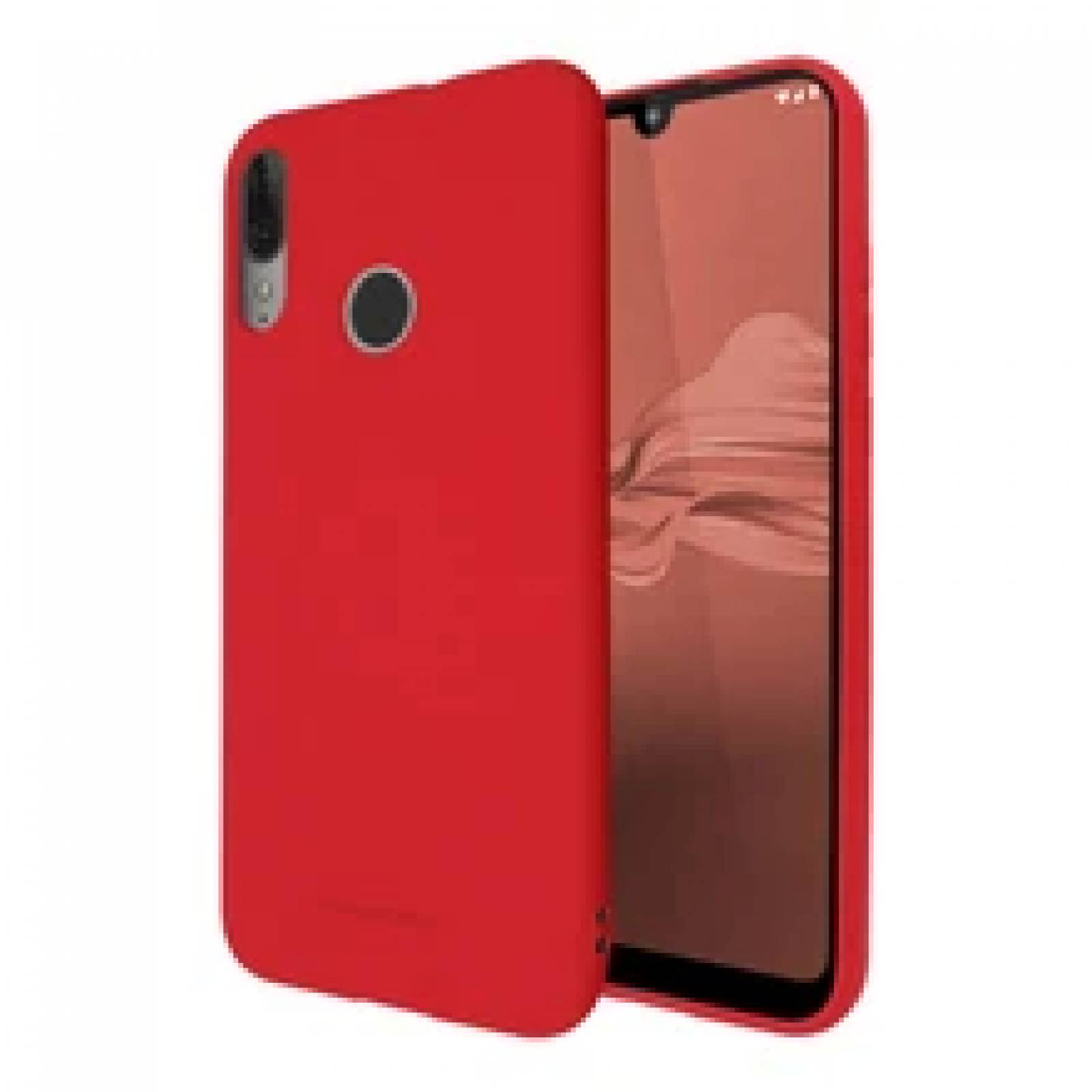 Funda Molan Cano Case De Silicon Suave Para Motorola E6 Plus Rojo