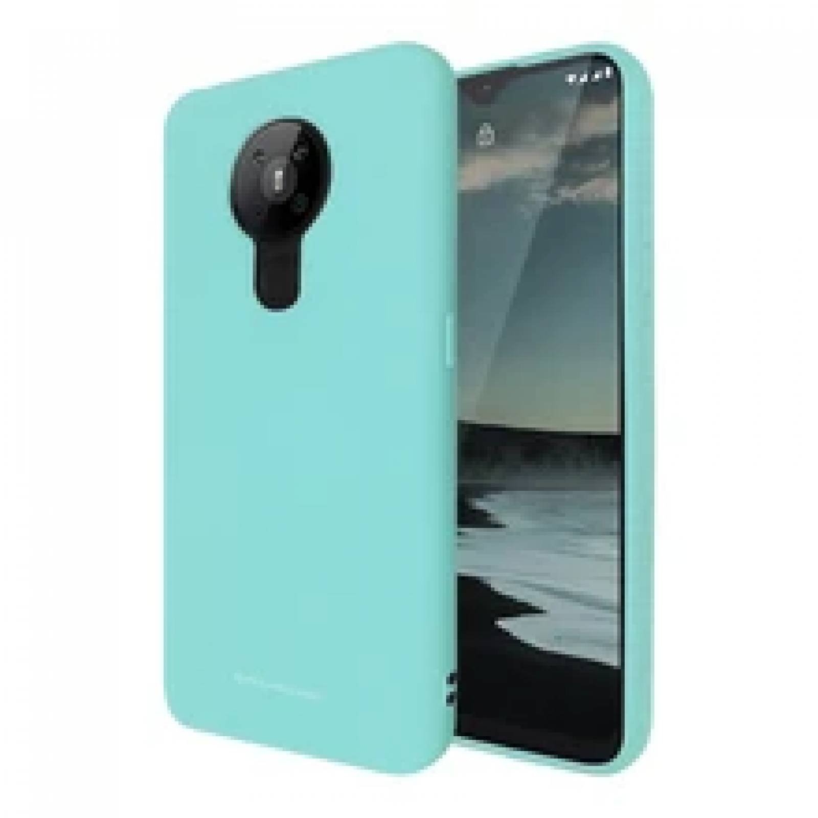 Funda Molan Cano Case De Silicon Suave Para Nokia 5.3 Menta