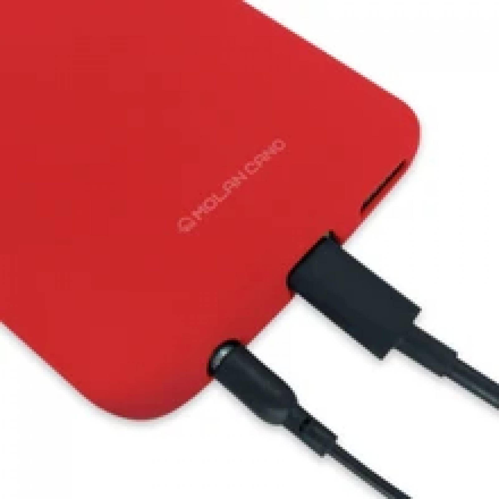 Funda Molan Cano Case De Silicon Suave Para Samsung A02s Rojo