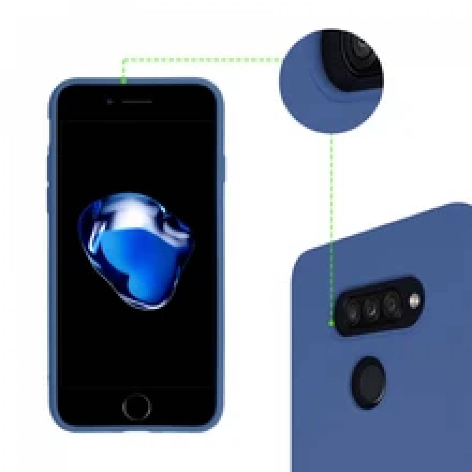 Funda Molan Cano Case De Silicon Suave Para Samsung Galaxy A20 | A30 Azul