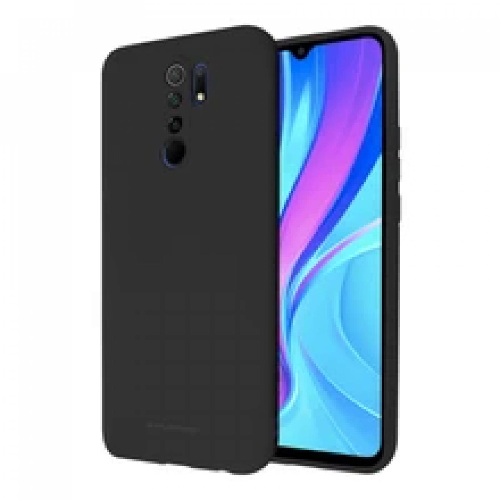 Funda Molan Cano Case De Silicon Suave Para Xiaomi Redmi 9 Negro