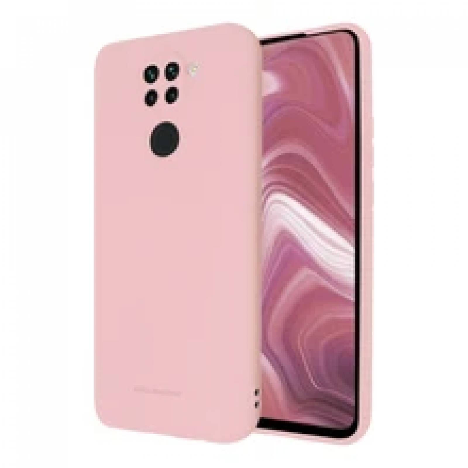 Funda Molan Cano Case De Silicon Suave Para Xiaomi Redmi Note 9 Rosa