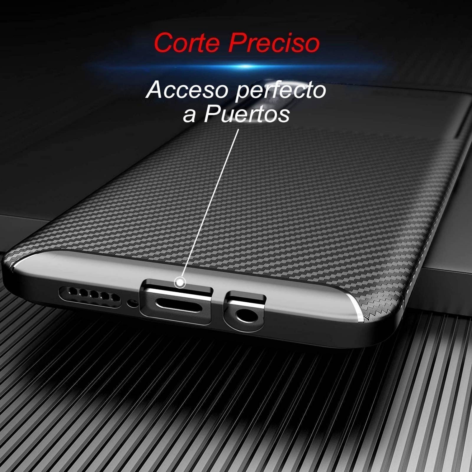 Cool Funda Carbón Negro para Xiaomi Mi 11 Lite/Mi 11 Lite 5G
