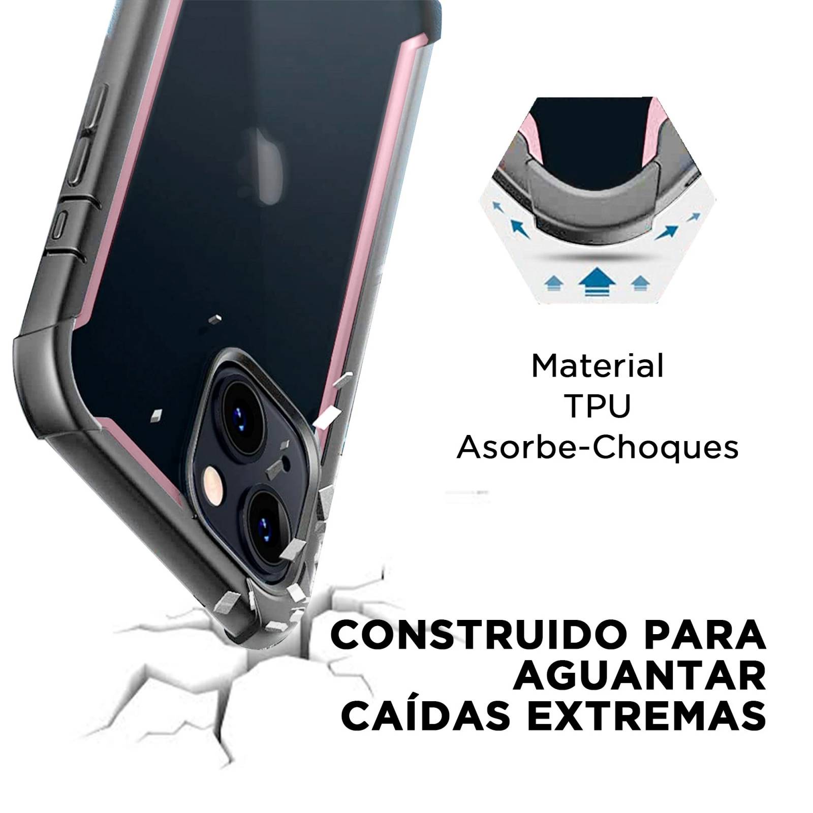 Funda de Uso Rudo 360 Atti TOUGH 360  Para SAMSUNG A52 Mas Mica 9D Blanco