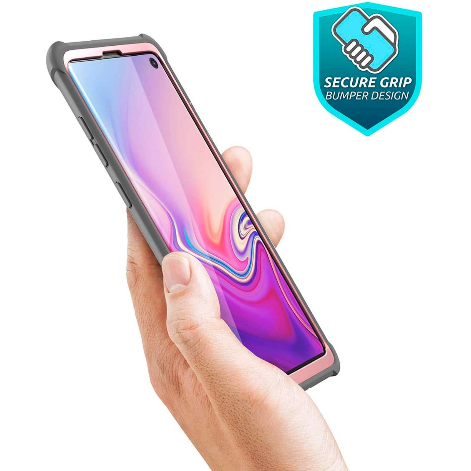 Funda de Uso Rudo 360 Atti TOUGH 360  Para SAMSUNG A52 Mas Mica 9D Blanco