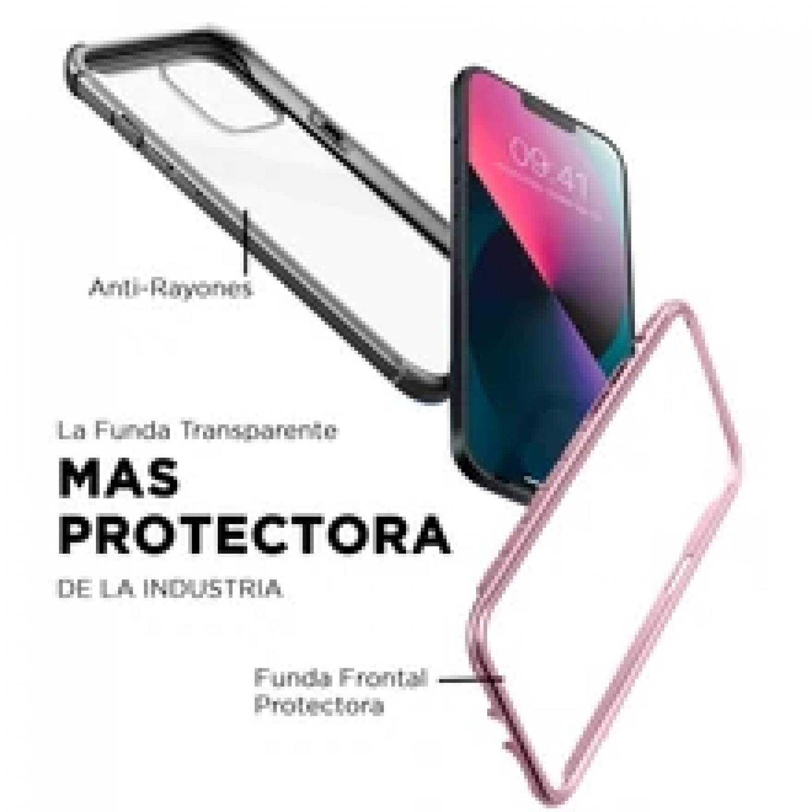 Funda de Uso Rudo 360 Atti TOUGH 360  Para SAMSUNG A52 Mas Mica 9D Blanco