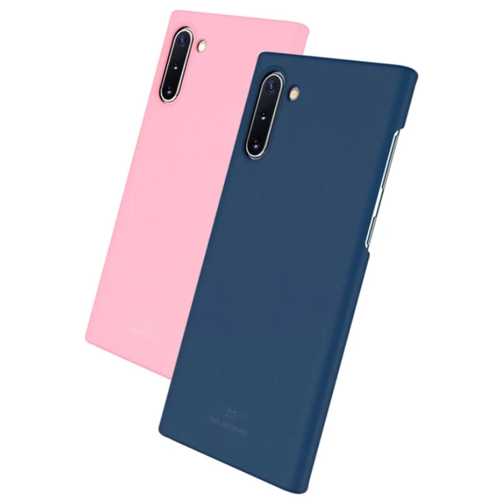 Funda Molan Cano para Iphone 13 PRO MAX Super Fit Ultra Delgada Rigida de Policarbonato Color ROJO  MAS MICA 9D