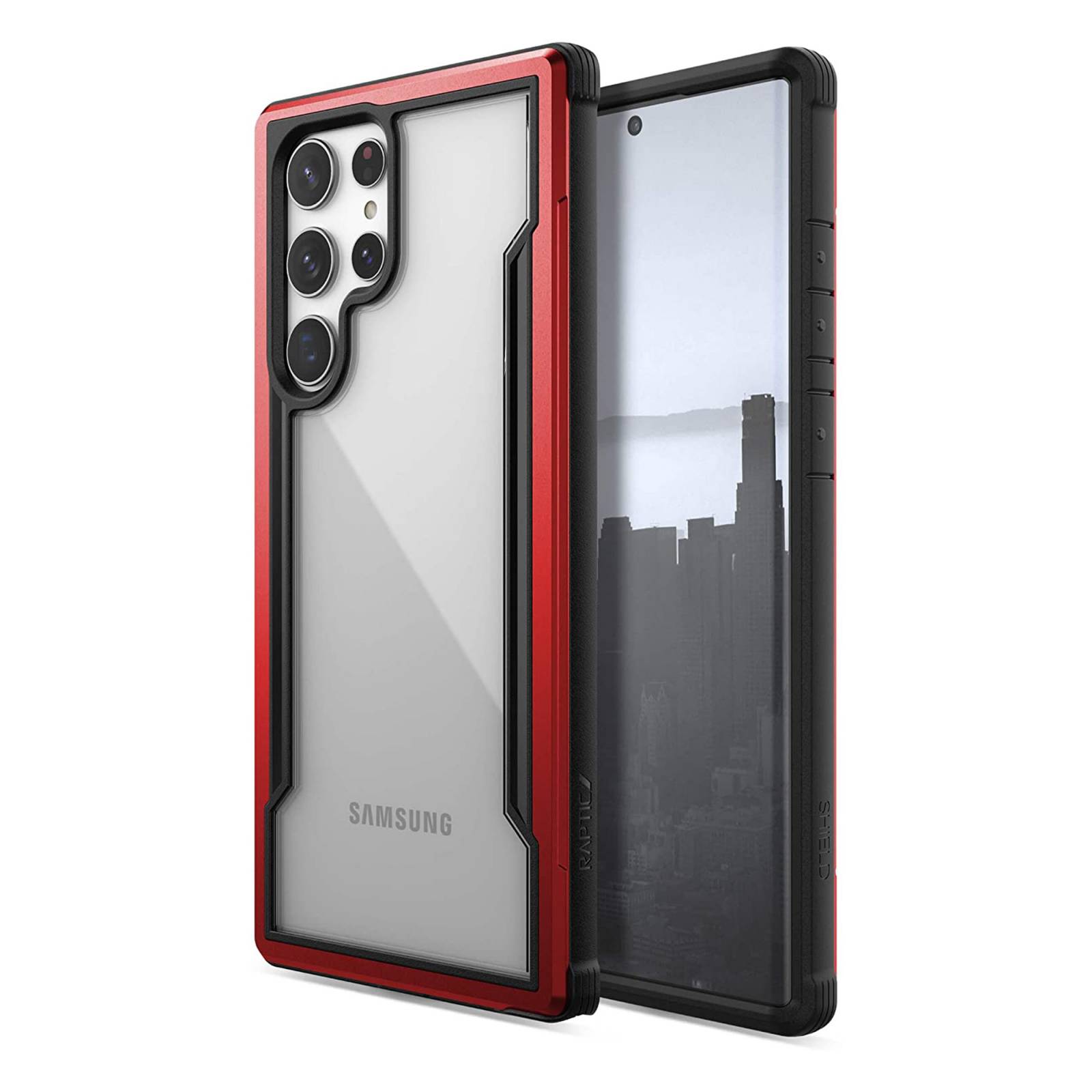 Raptic Shield Pro Funda Uso Rudo Aluminio Para Samsung Galaxy S22 Ultra 2022