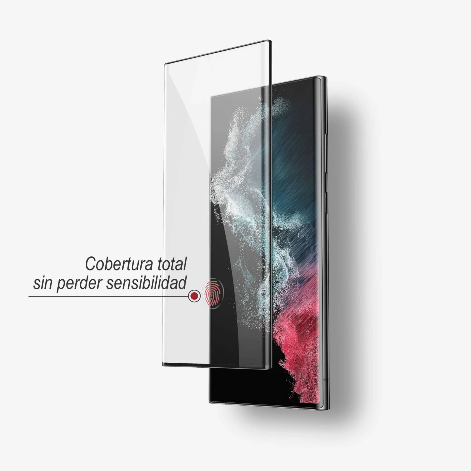 Mica Cristal 9h Para Samsung S22 Compatible Con Sensor Raptic