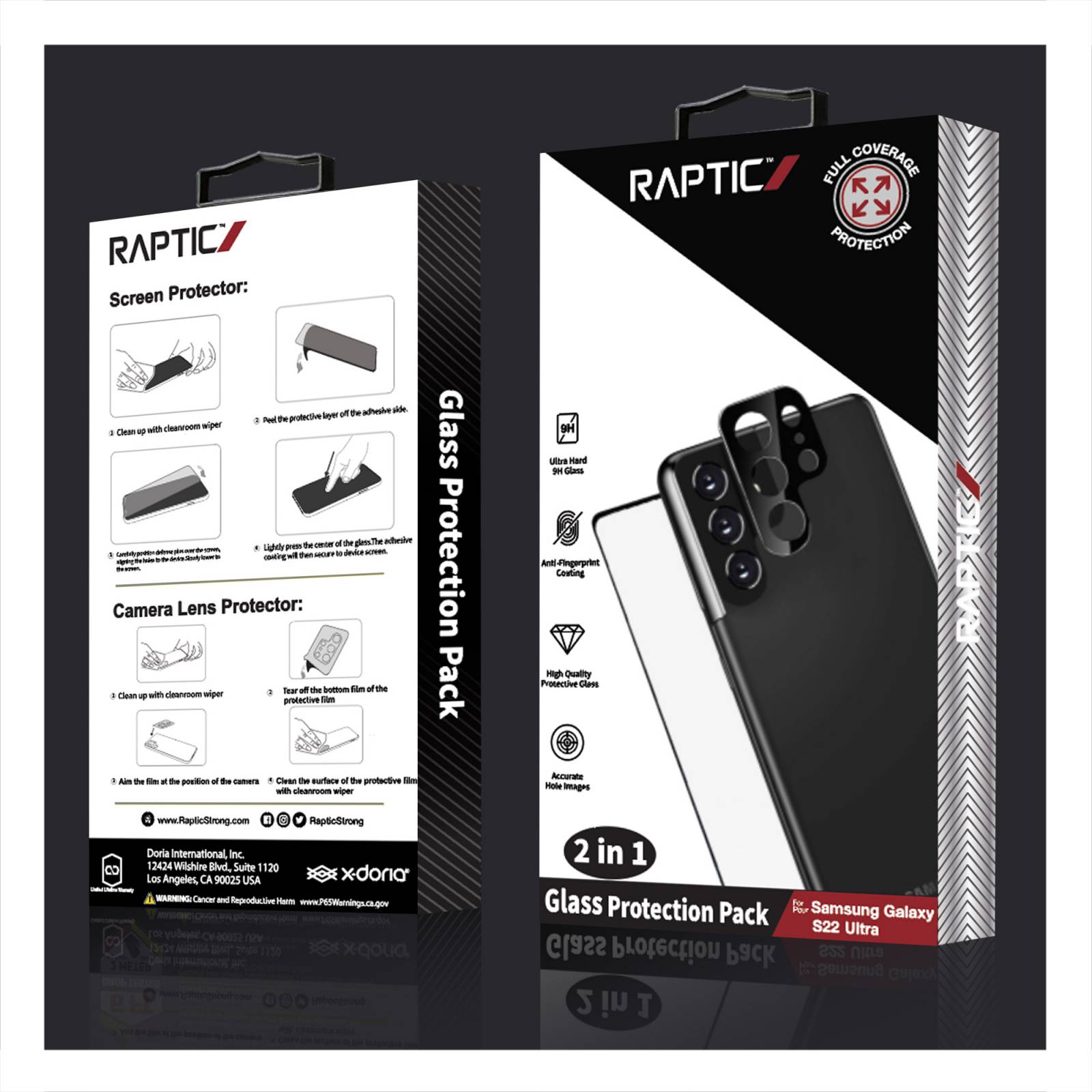 Mica Cristal 9h Para Samsung S22 Compatible Con Sensor Raptic