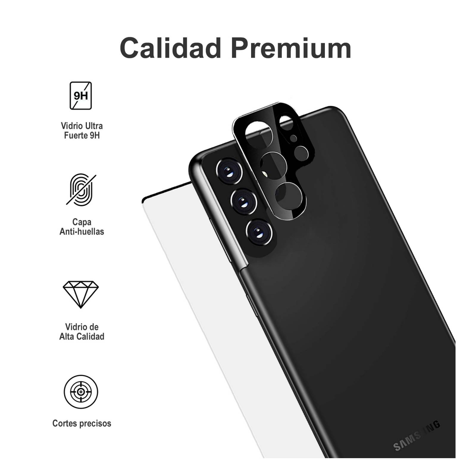 Mica Cristal 9h Para Samsung S22 Compatible Con Sensor Raptic