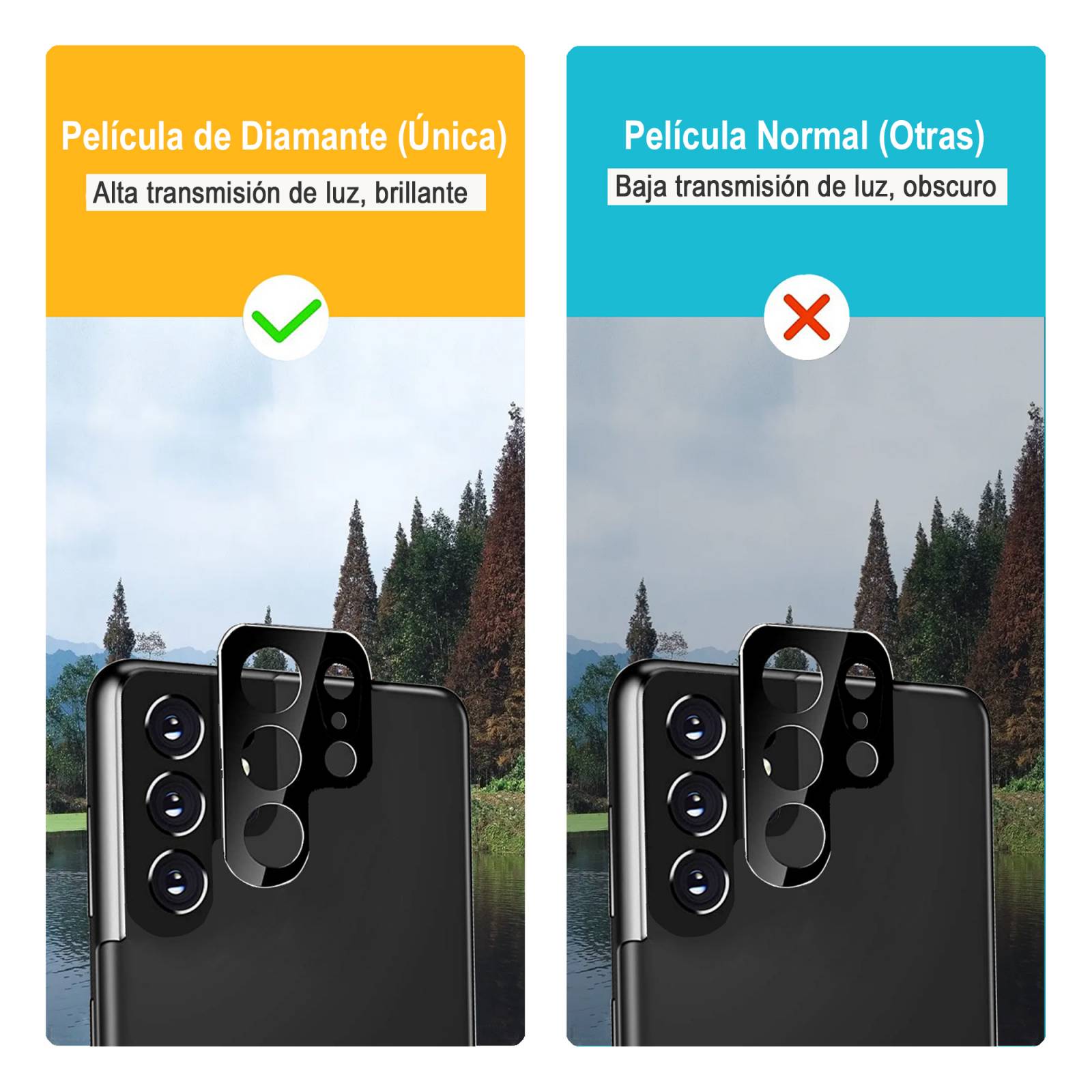 Mica Cristal 9h Para Samsung S22 Compatible Con Sensor Raptic