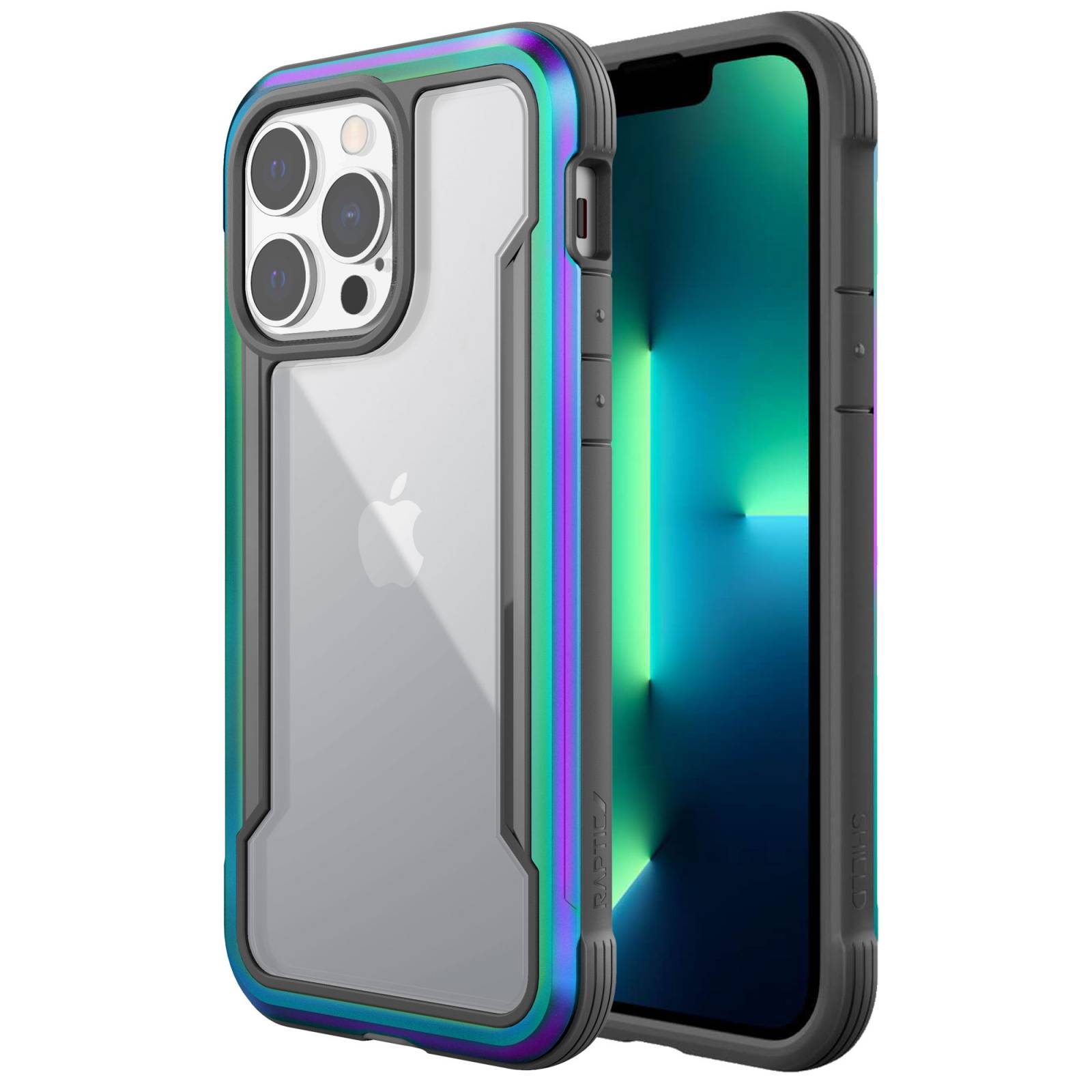 Raptic Shield Pro Funda Uso Rudo Para iPhone 13 Pro Black