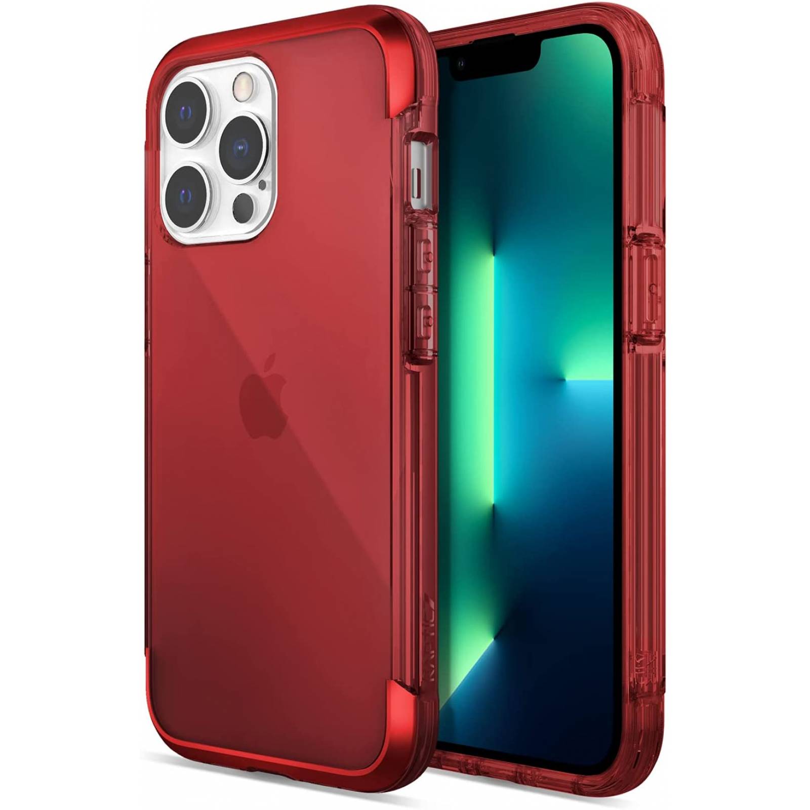 Raptic Air Funda Uso Rudo Transparente Para iPhone 13 Pro Transparente