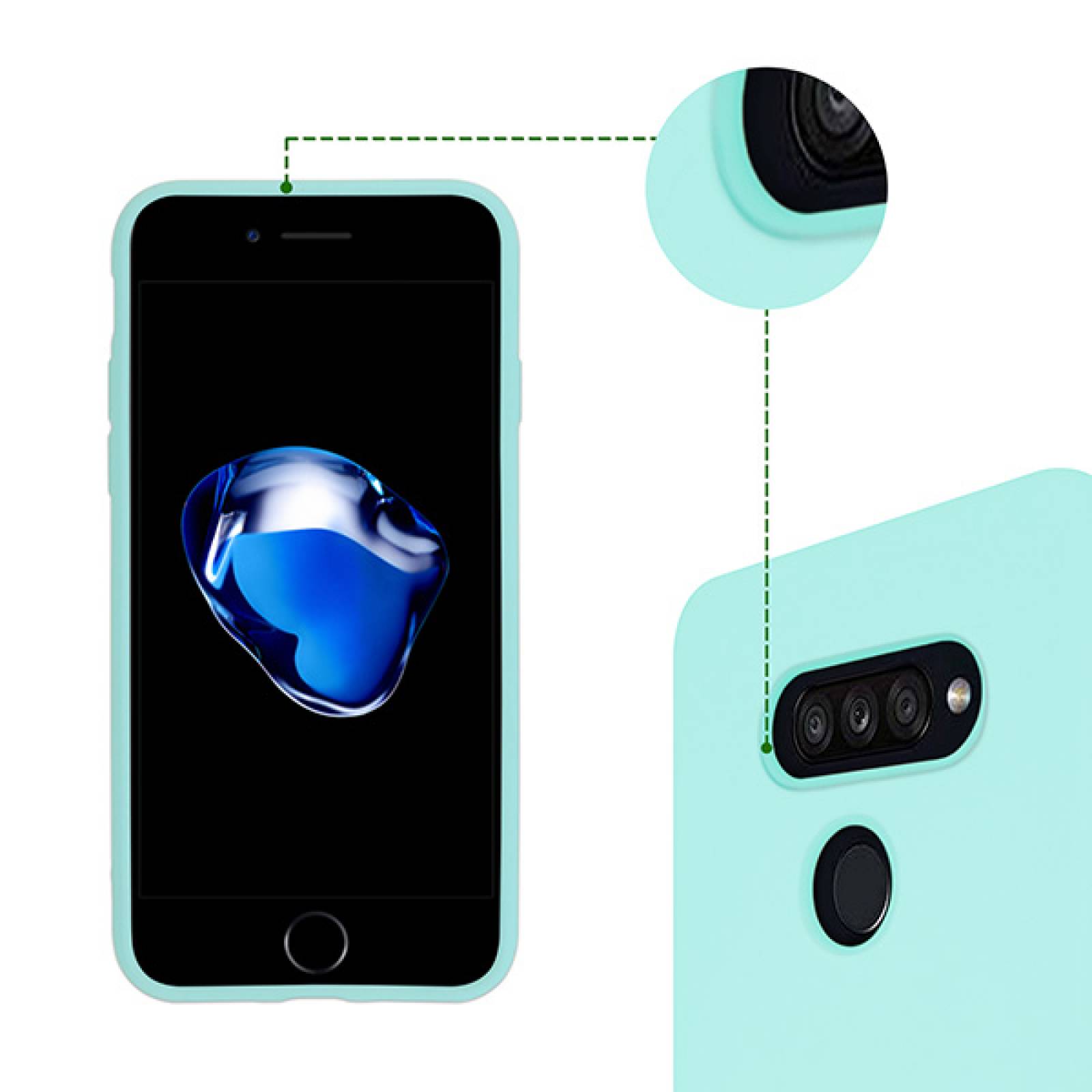 Funda Molan Cano Soft Jelly Case Para Motorola Moto E20 Negro