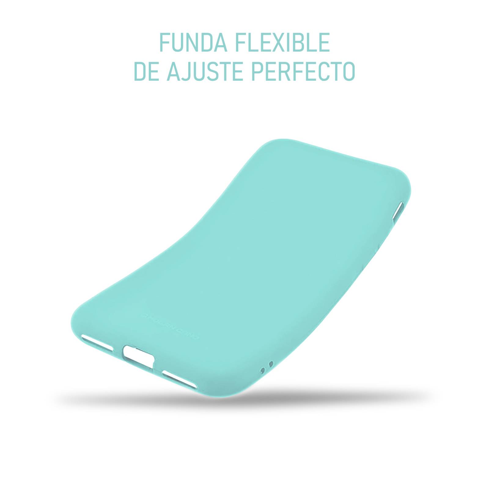 Funda para iPhone 12 Pro Soft Menta Molan Cano Soft Jelly