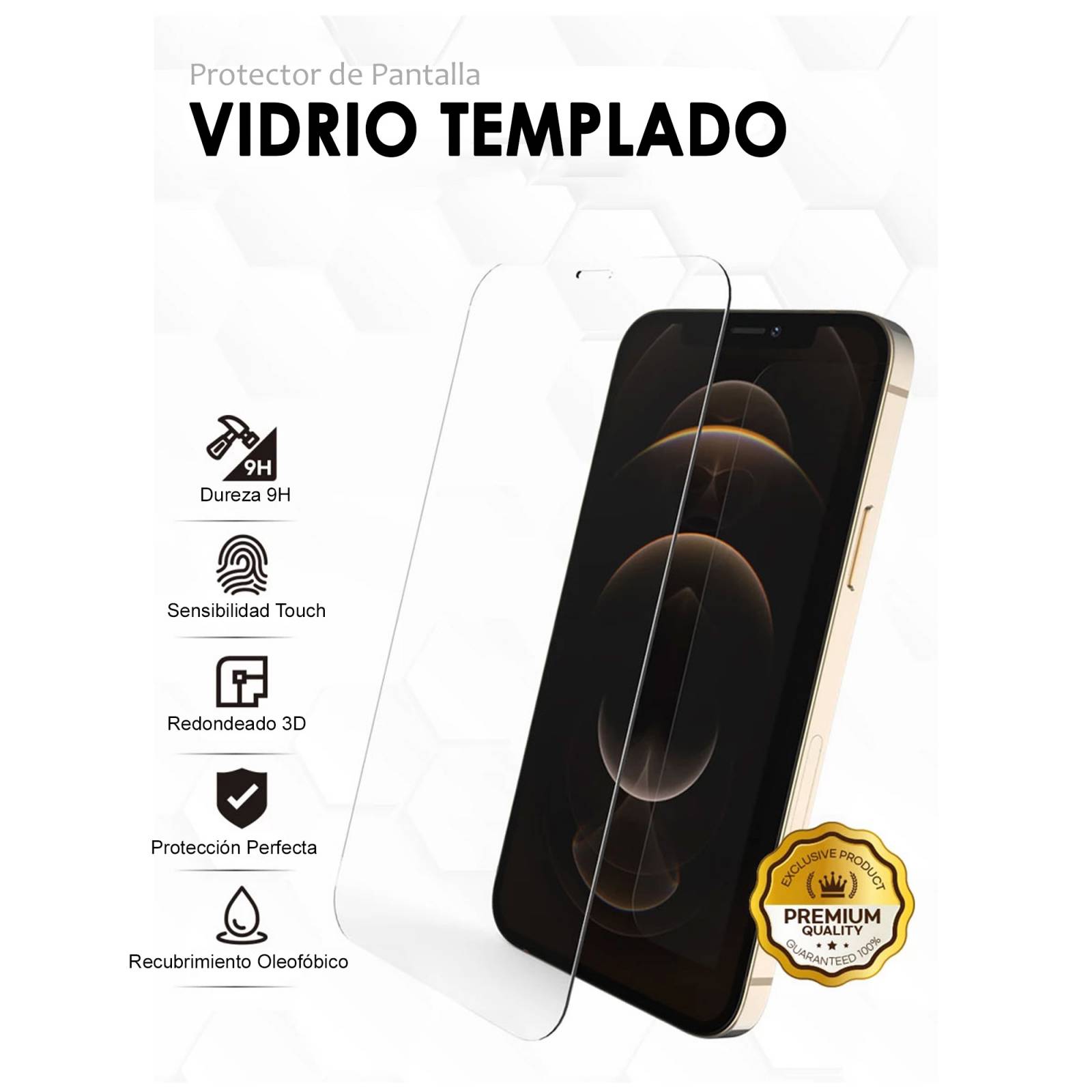Mica Cristal Para iPhone 11|XR Molan Cano 5pzs
