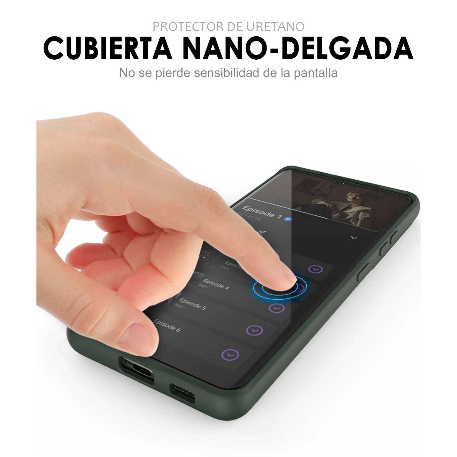 Mica Hidrogel Para Samsung A22 5G Compatible Sensor 2pzs