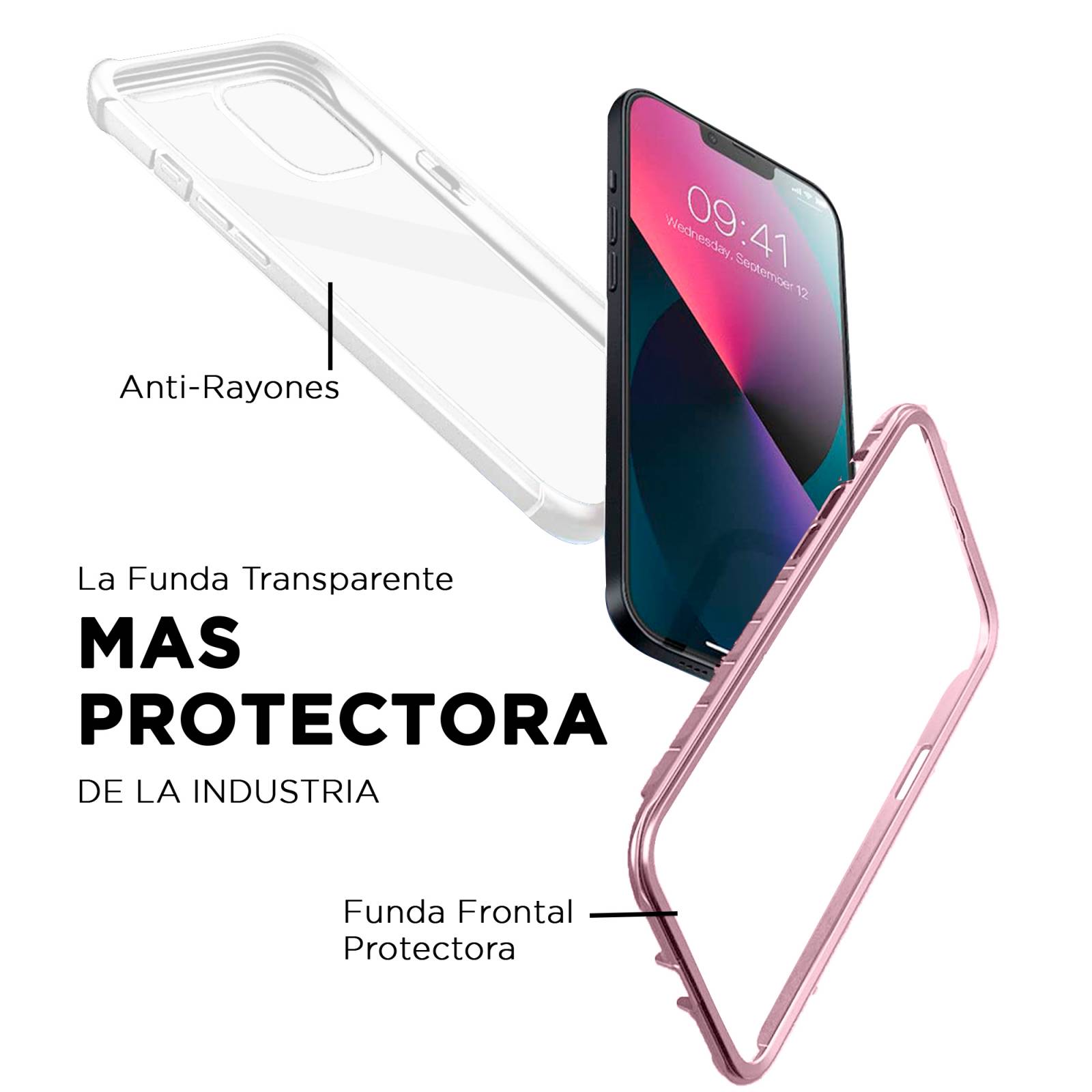 Funda De Uso Rudo Tough 360 Mas Mica 9d Para Samsung A03 Core