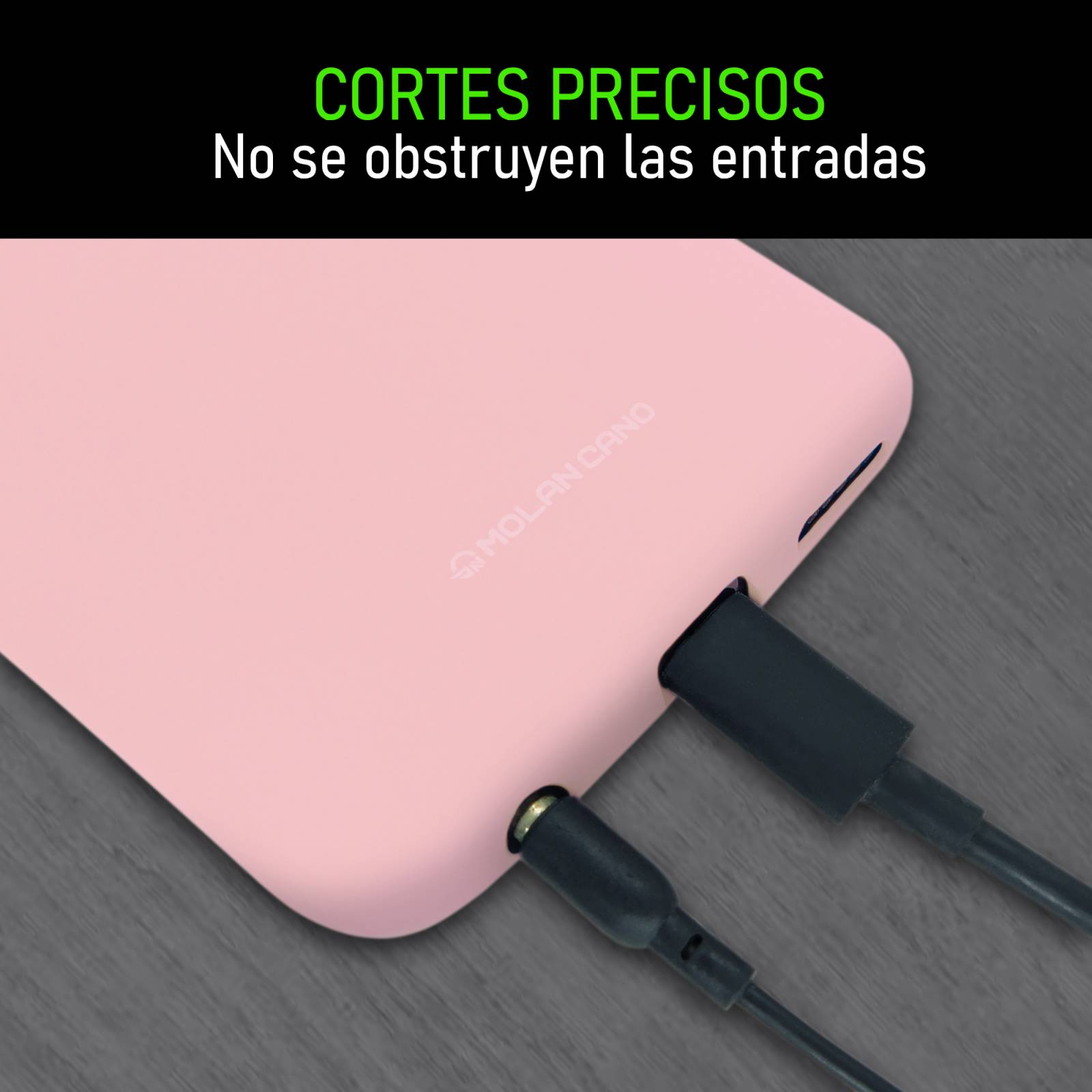 Funda De Silicón Suave Molan Cano Para Honor X9 Rosa