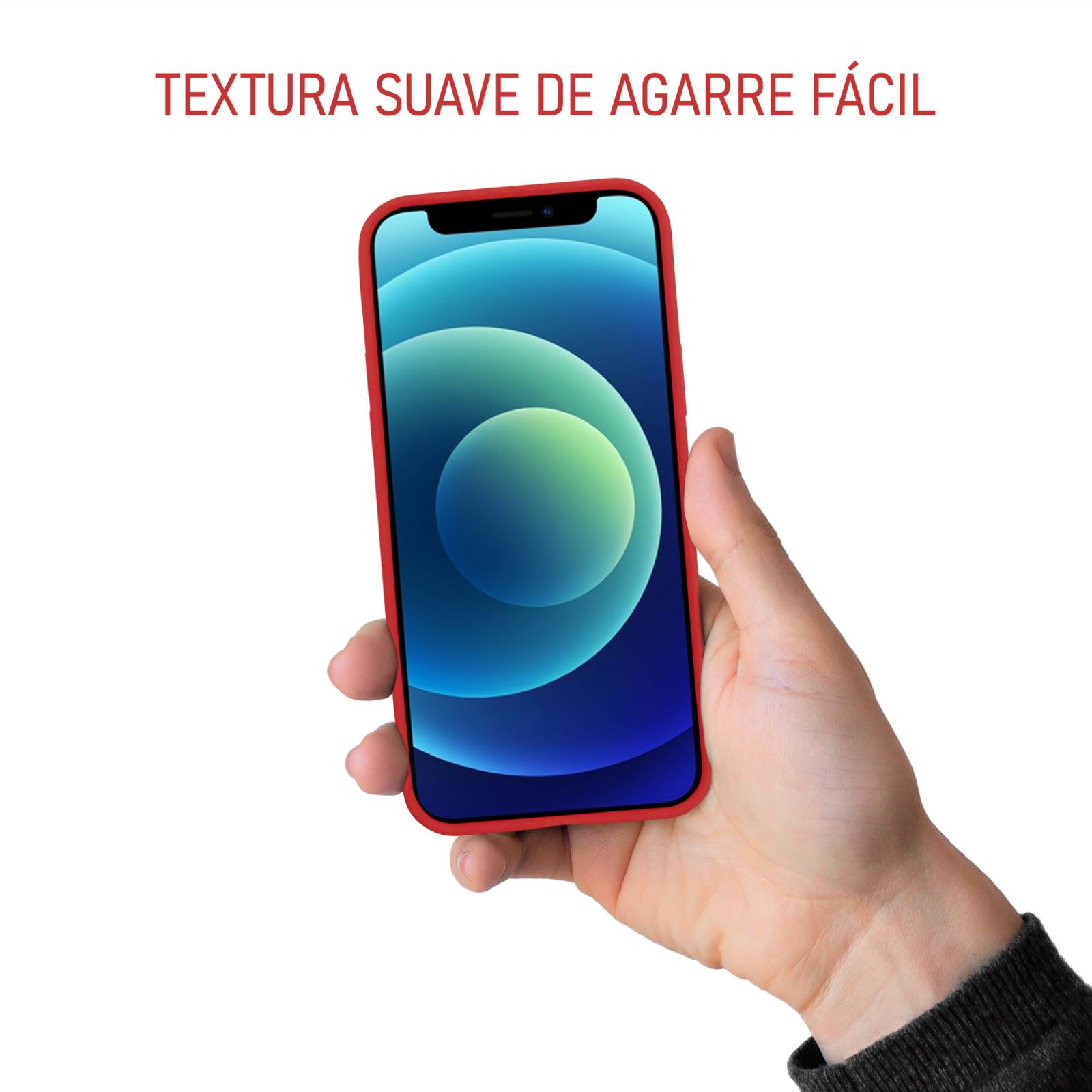 Funda De Silicón Suave Molan Cano Para Oppo Reno 7 5G Rojo