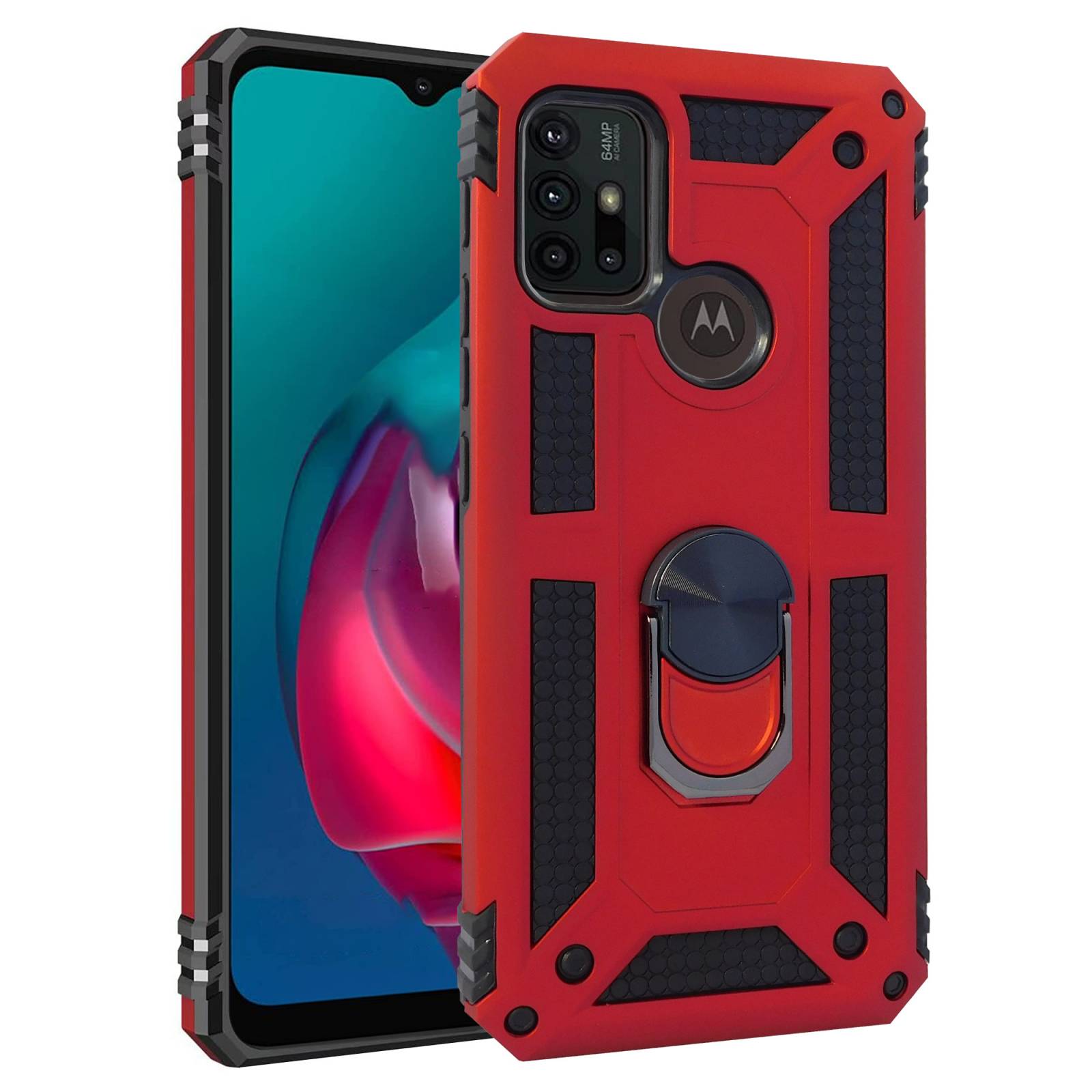 Funda Anti Golpes Anillo Compatible con Xiaomi Poco F5 Pro Negro GENERICO