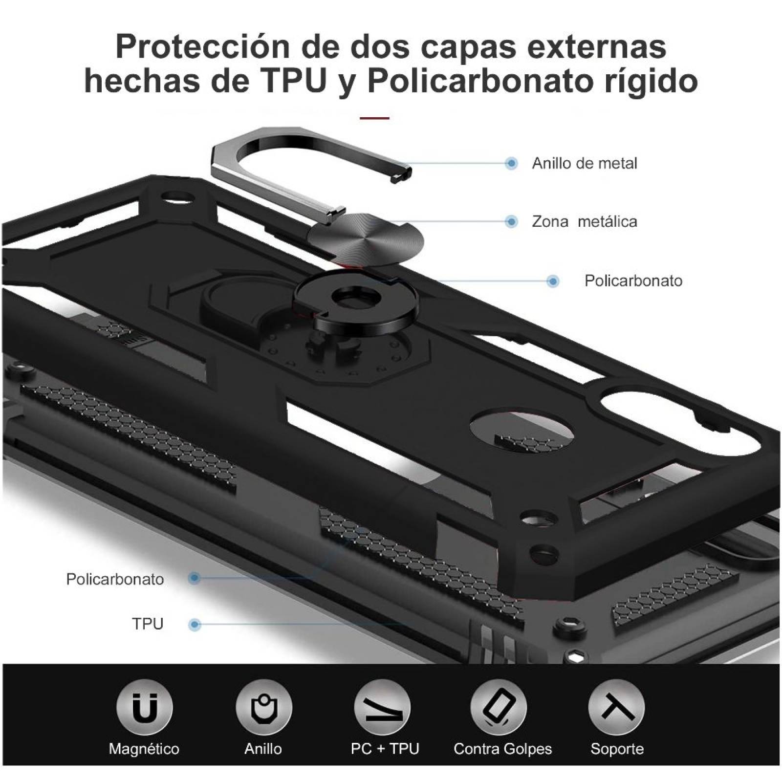 Funda Uso Rudo Anillo Para Samsung A04e