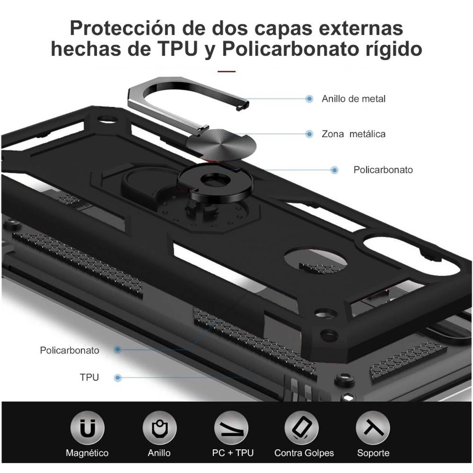 Funda Uso Rudo Anillo Para Samsung A04 Y A04s