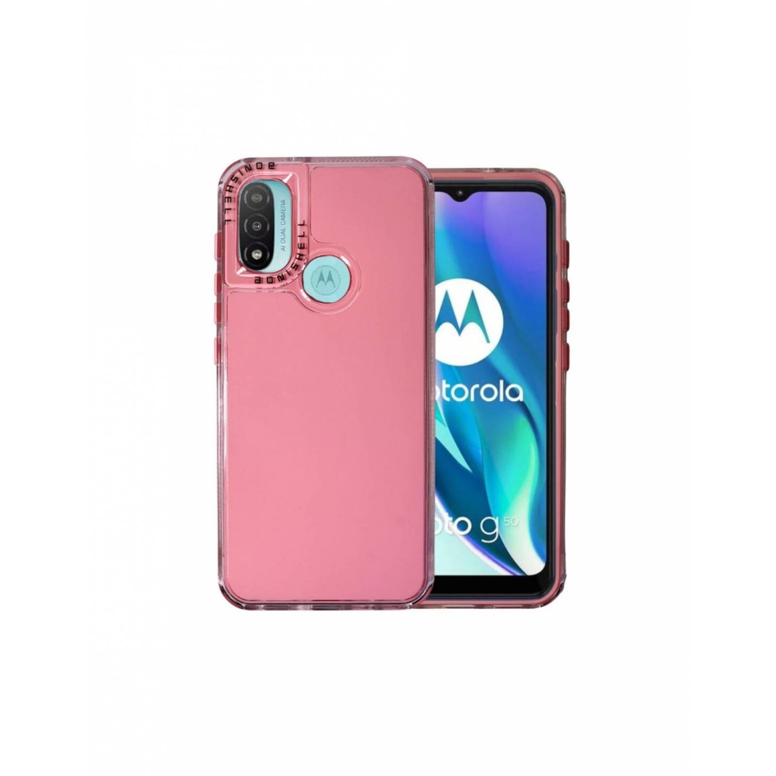 Funda Paint Uso Rudo Doble Capa Para Moto E20/E30/E40