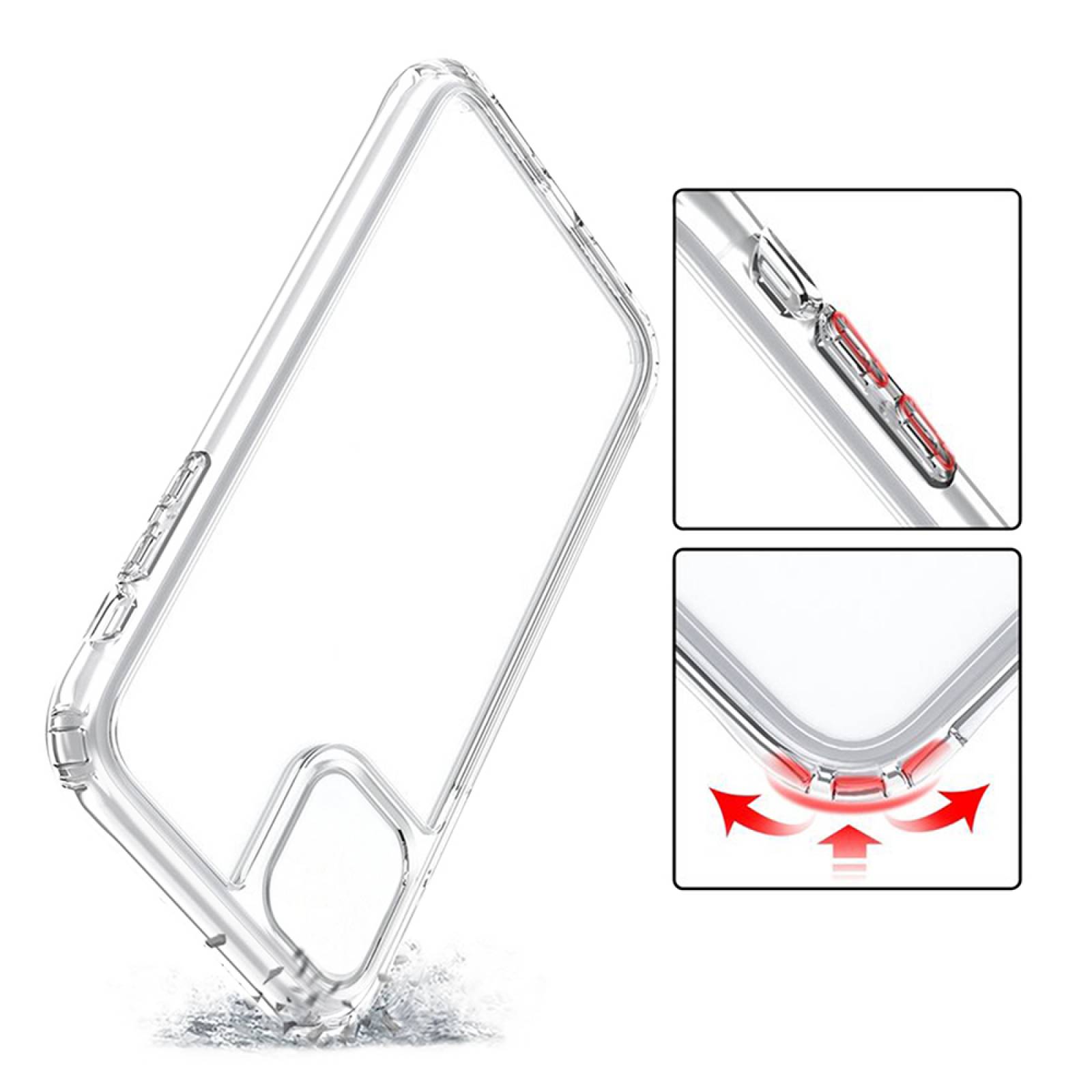 Funda Acrigel Transparente Contra Golpes para Samsung A04 / A04s