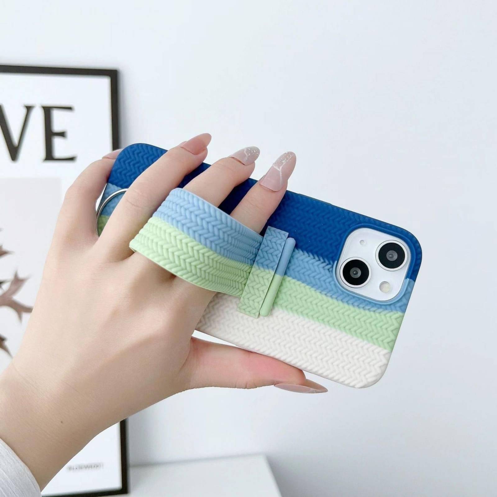 Funda Uso Rudo Silicon Pastel Grap con Correa Para Samsung A22 5G