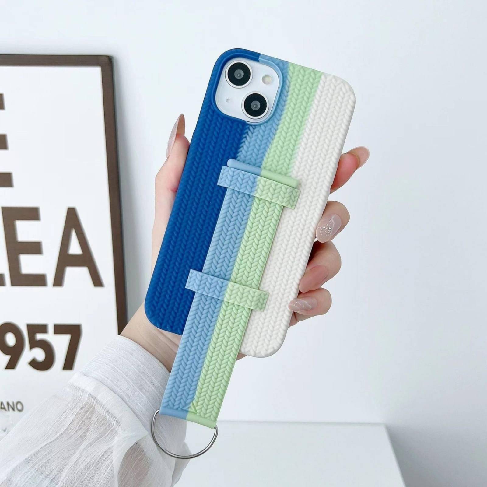 Funda Uso Rudo Silicon Pastel Grap con Correa Para Motorola Moto G22