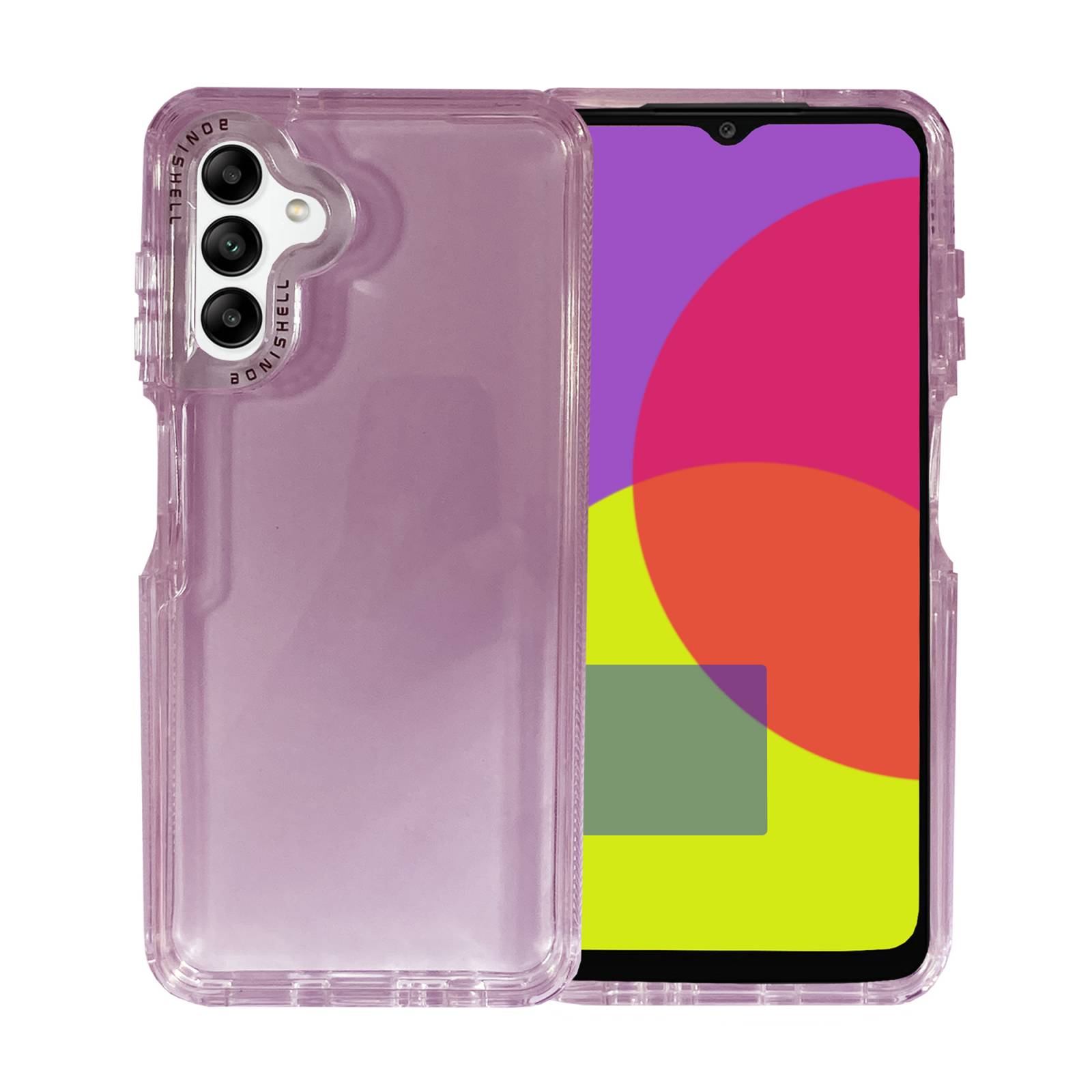 Funda Traslúcida Uso Rudo Rainbow para Samsung A04/A04s