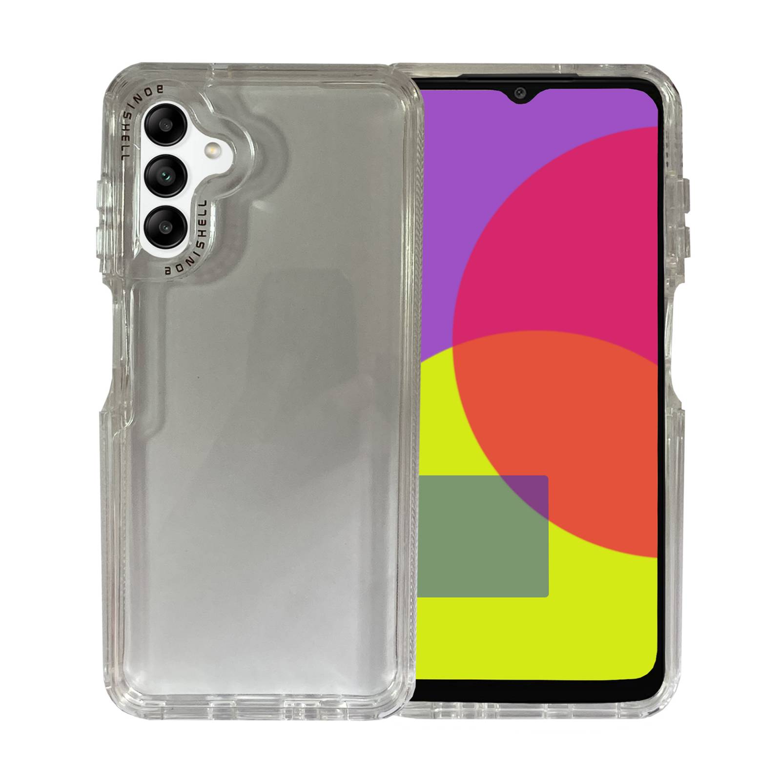 Funda Traslúcida Uso Rudo Rainbow para Samsung A04/A04s