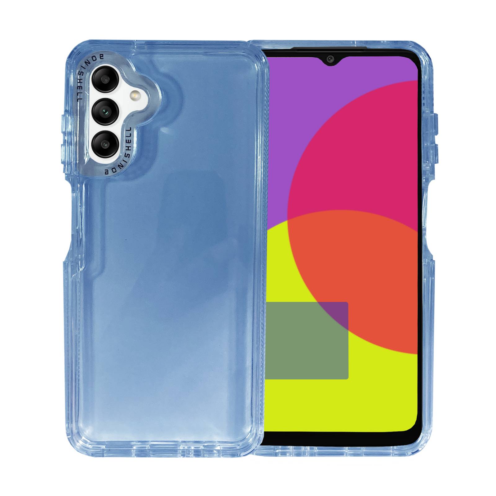 Funda Traslúcida Uso Rudo Rainbow para Samsung A04/A04s