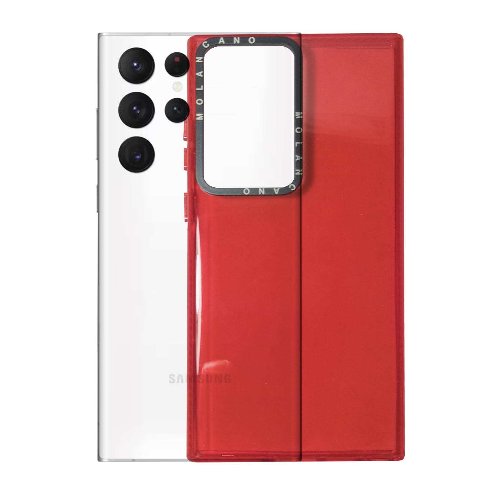 Funda Uso Rudo Rainbow Glossy para Samsung S23 Ultra