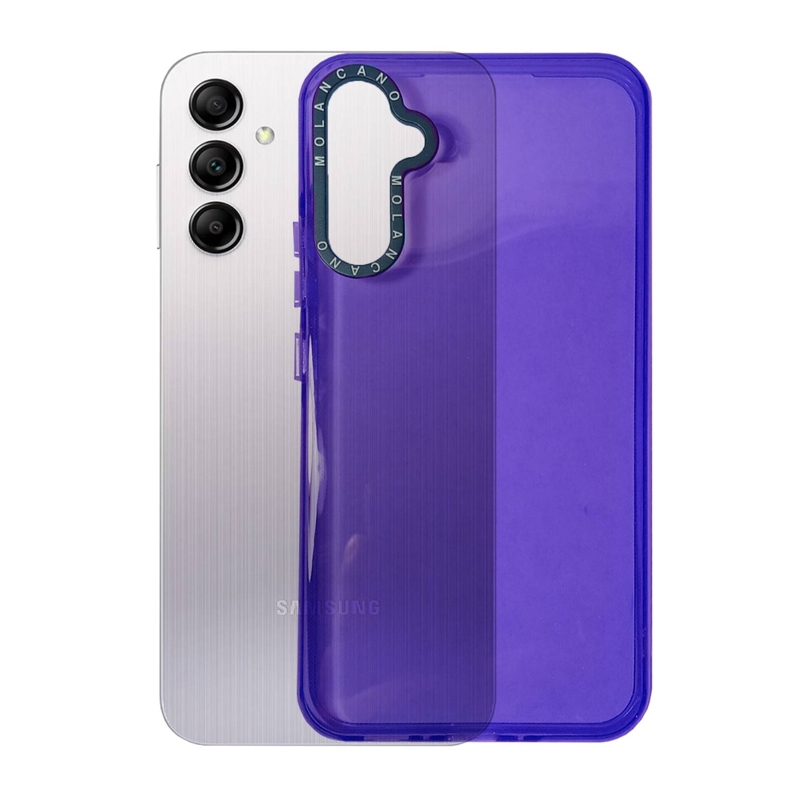 Funda Uso Rudo Rainbow Glossy para Samsung A14