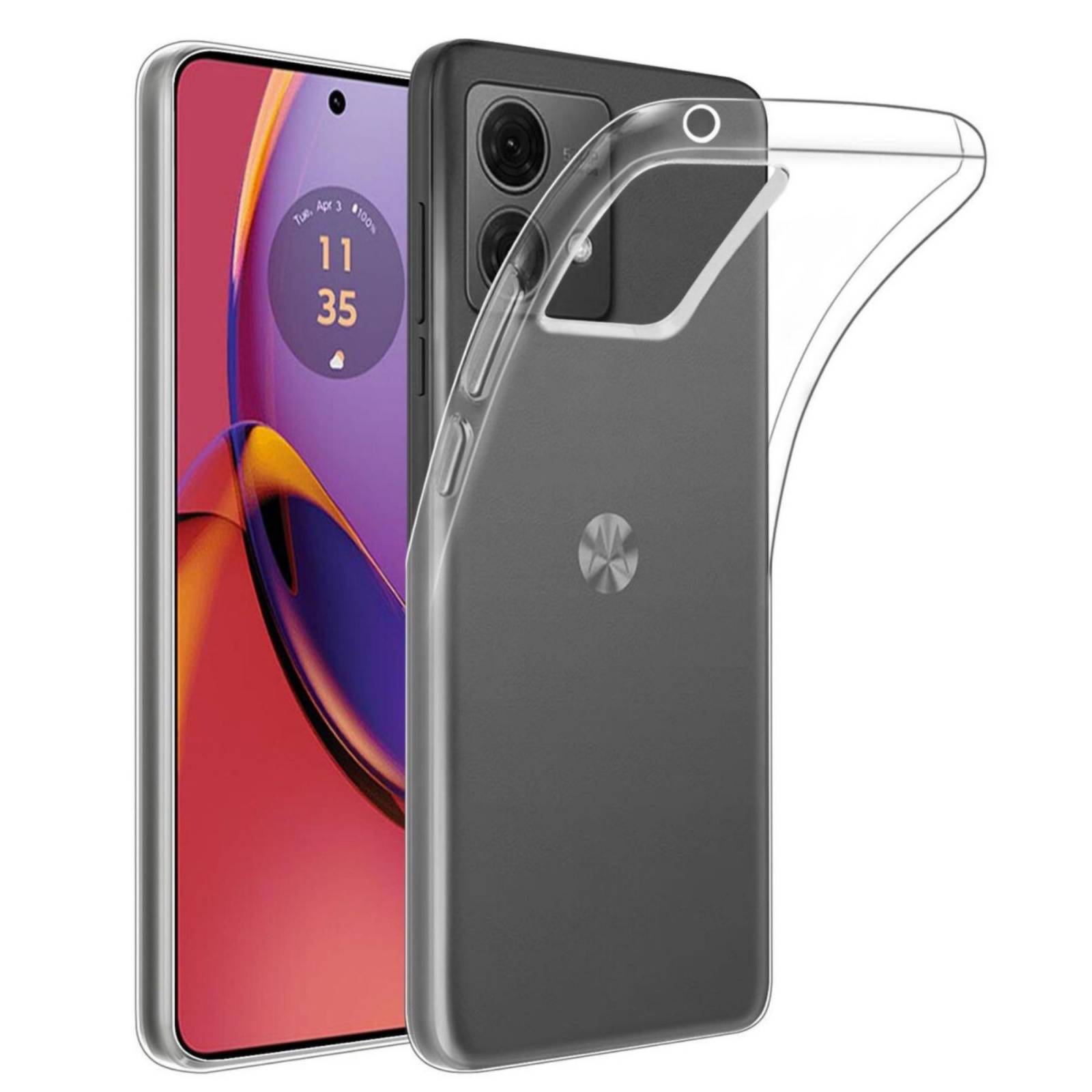 Funda de Silicon Suave Molan Cano para Moto G84