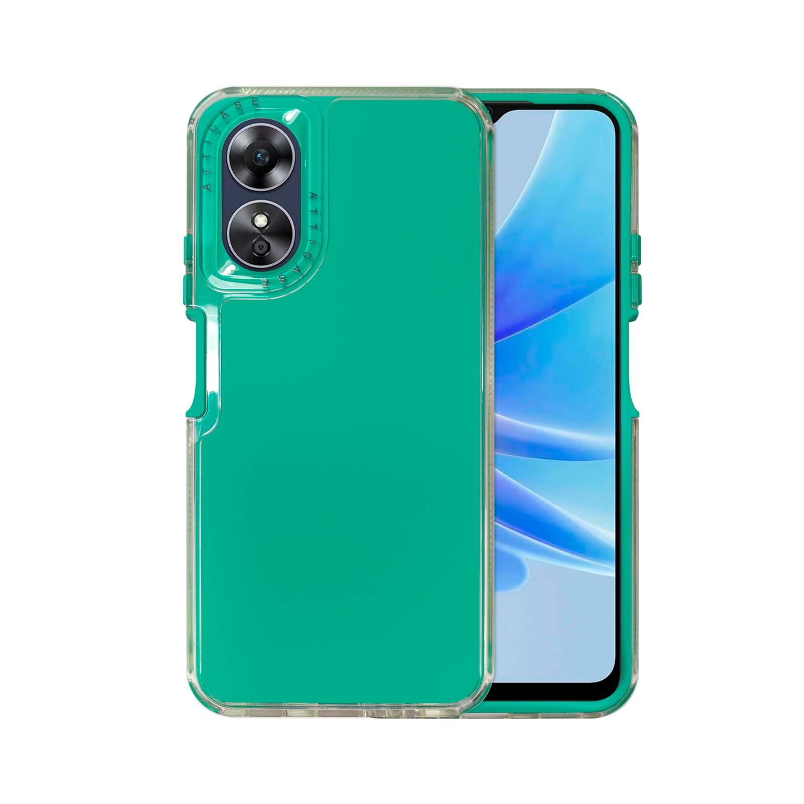 Funda Uso Rudo Rainbow Paint para Oppo A17