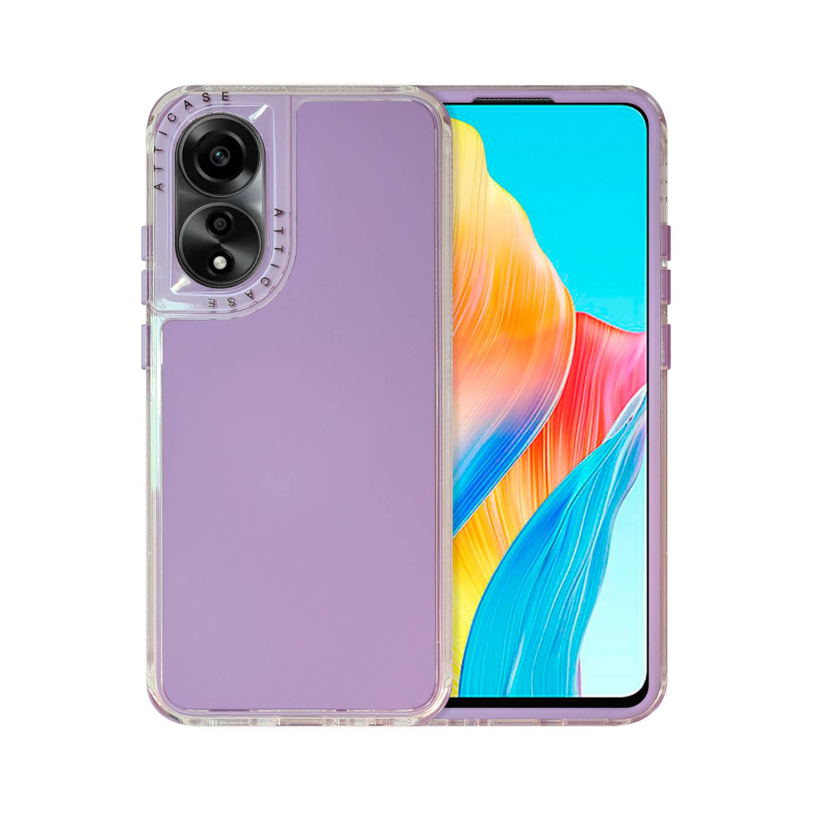 Funda Uso Rudo Rainbow Paint Para Oppo A78