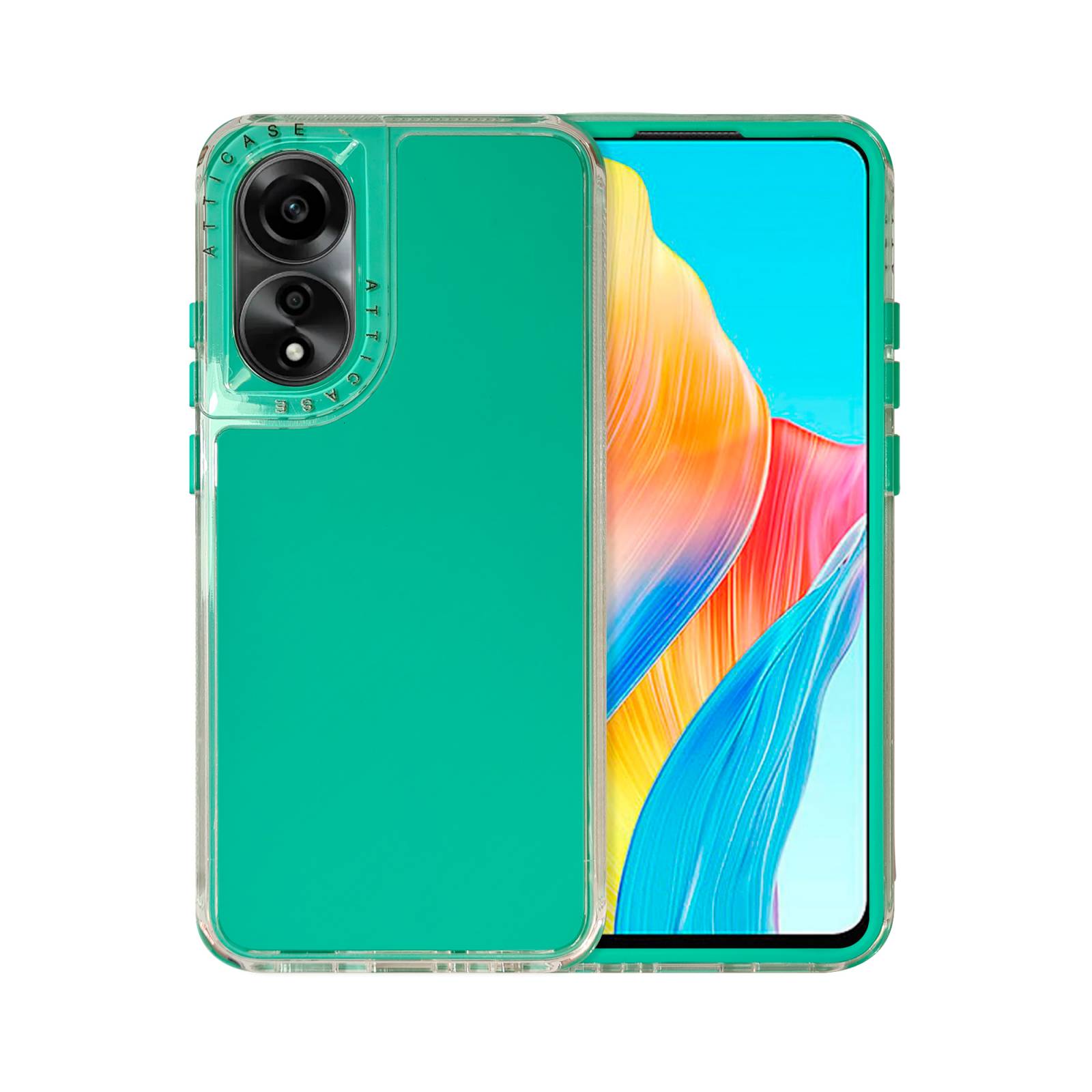 Funda Uso Rudo Rainbow Paint Para Oppo A78