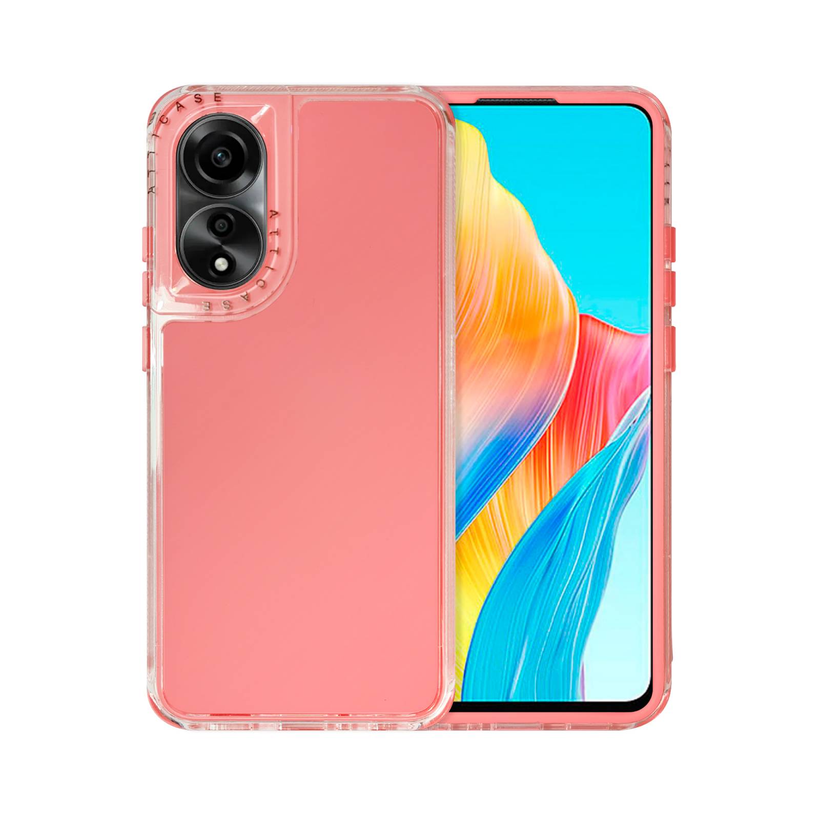 Funda Uso Rudo Rainbow Paint Para Oppo A78