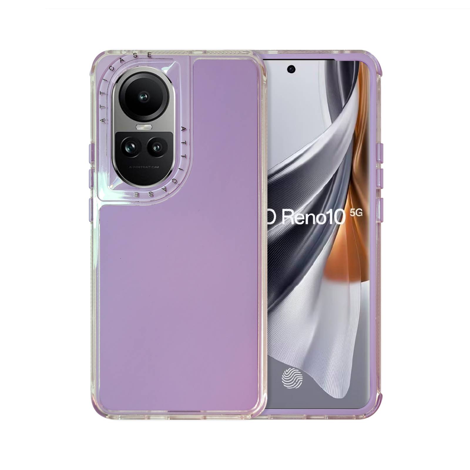 Funda Uso Rudo Rainbow Paint Para Oppo Reno 10 5G