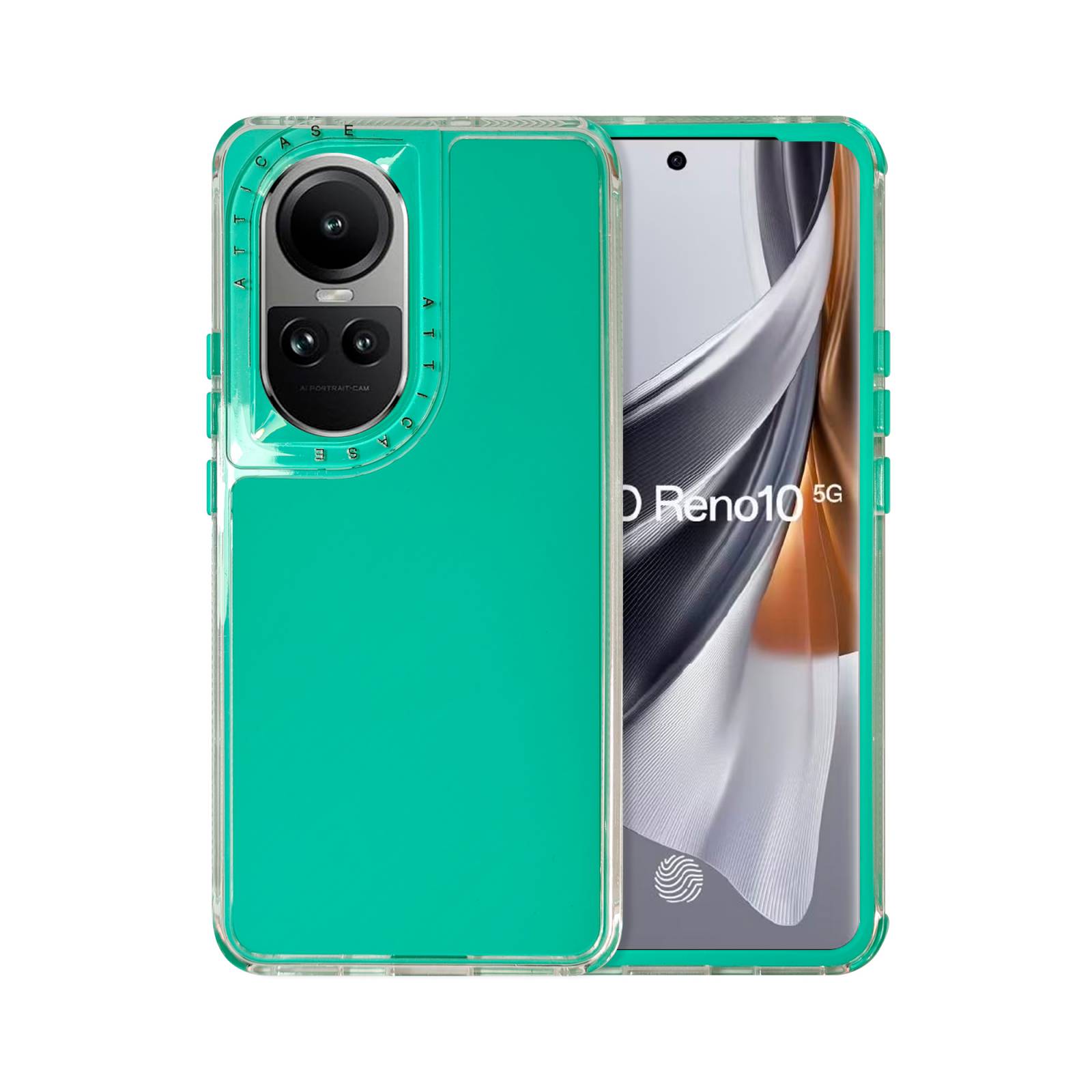 Funda Uso Rudo Rainbow Paint Para Oppo Reno 10 5G