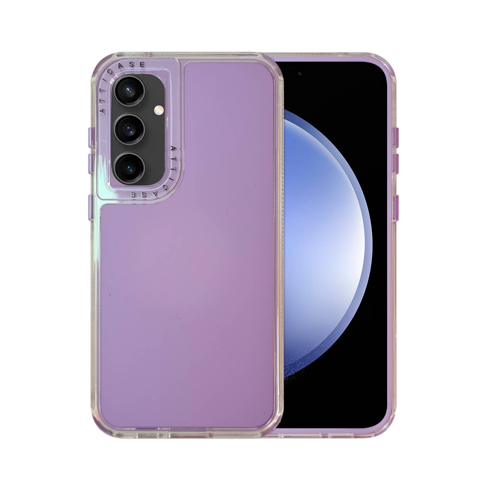 Funda Uso Rudo Rainbow Paint Para Samsung Galaxy S23 FE